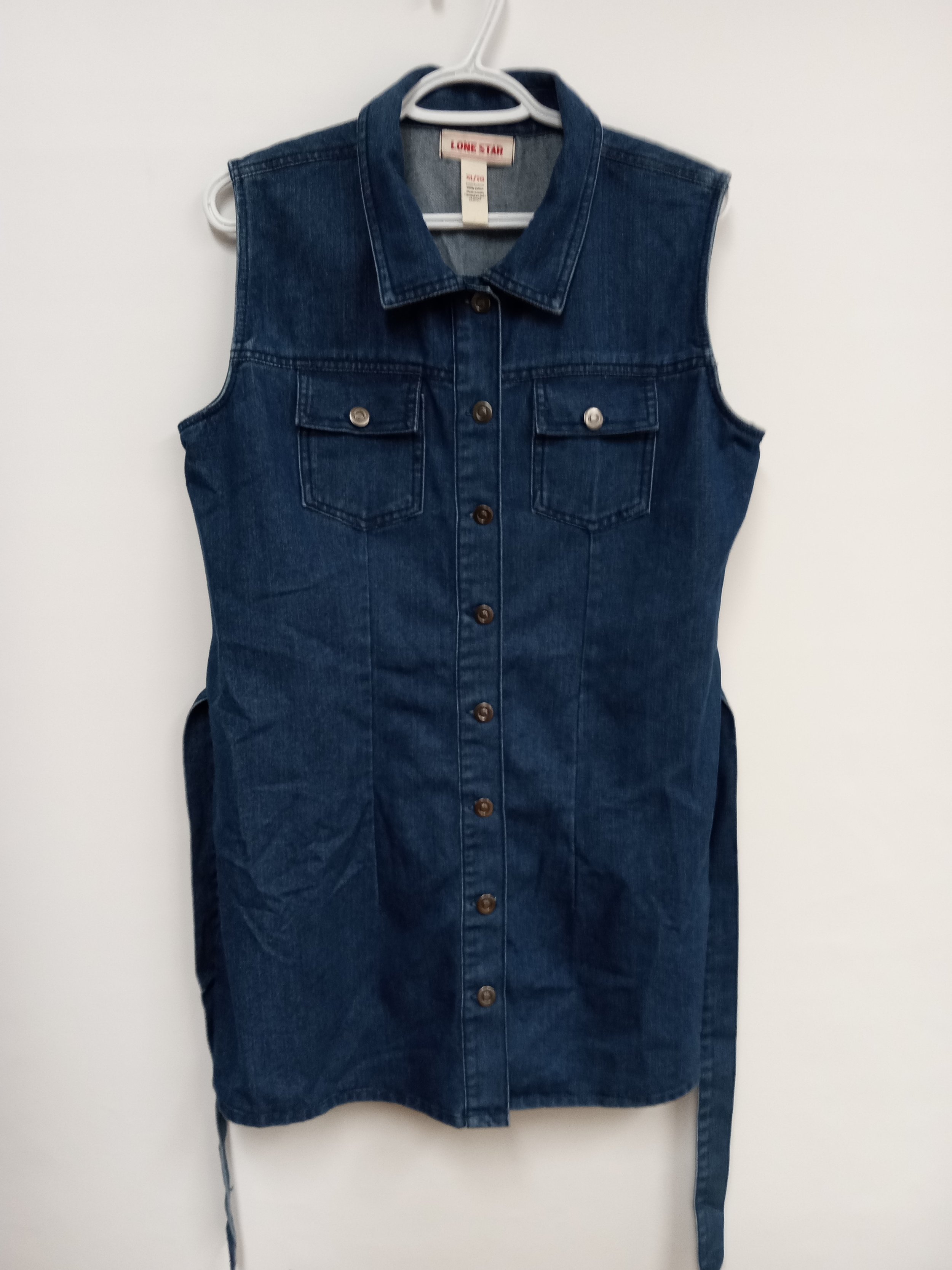 Robe en jeans sans manches (100% Coton), LONE STAR, XL