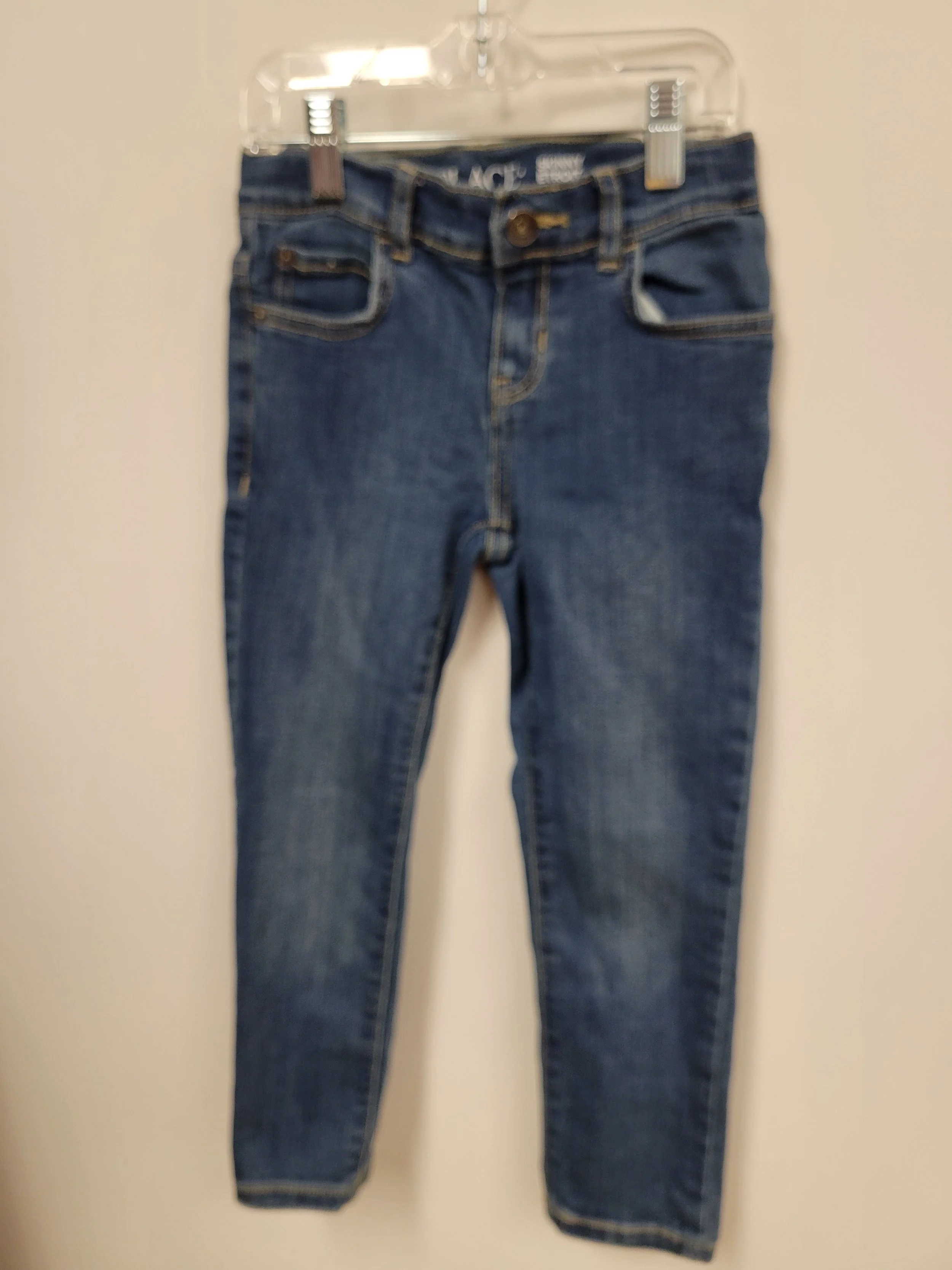 Pantalon jeans bleu extensible, étroit, Children place, 5 ans