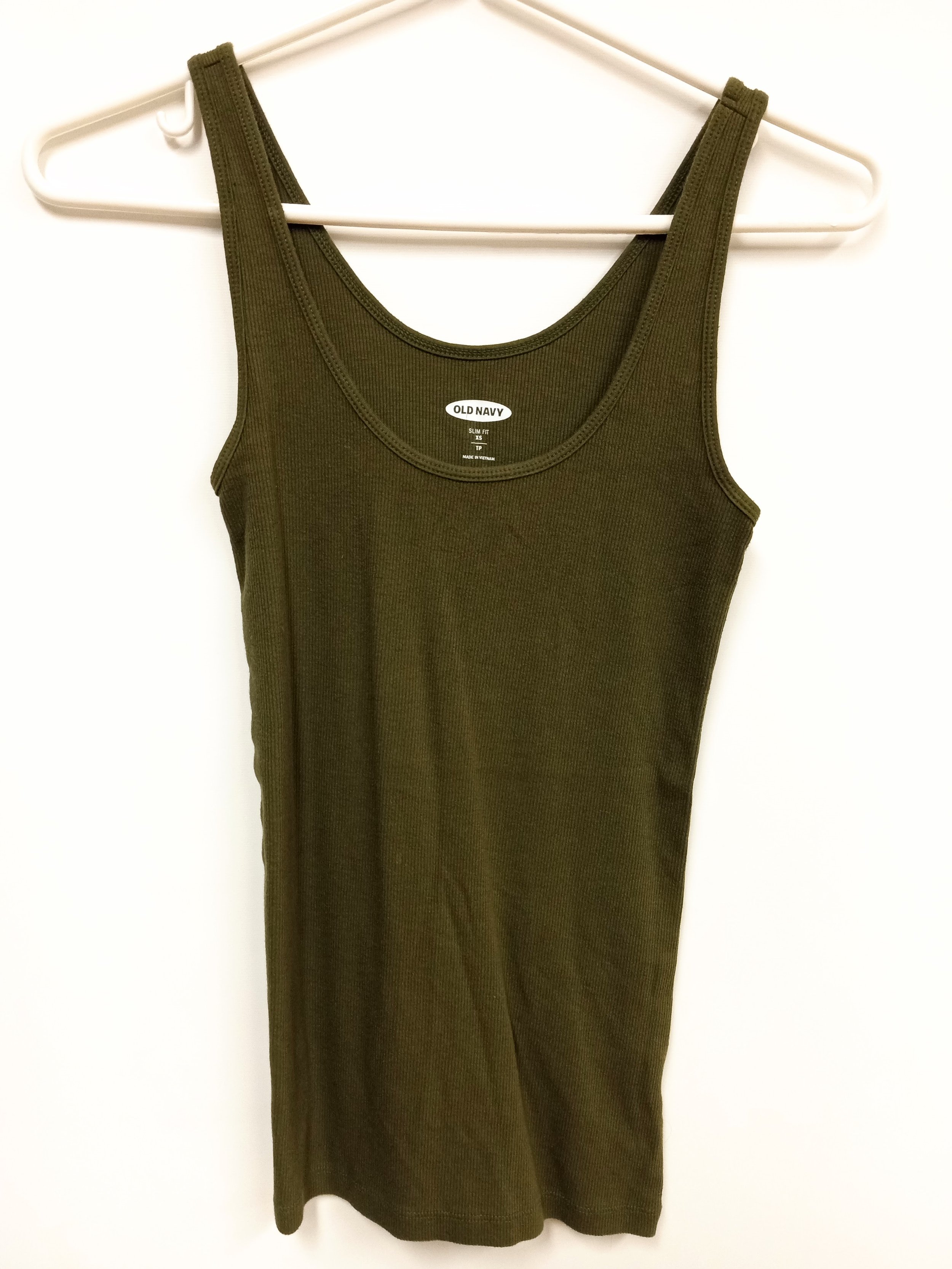 Débardeur vert olive, Old Navy, XS