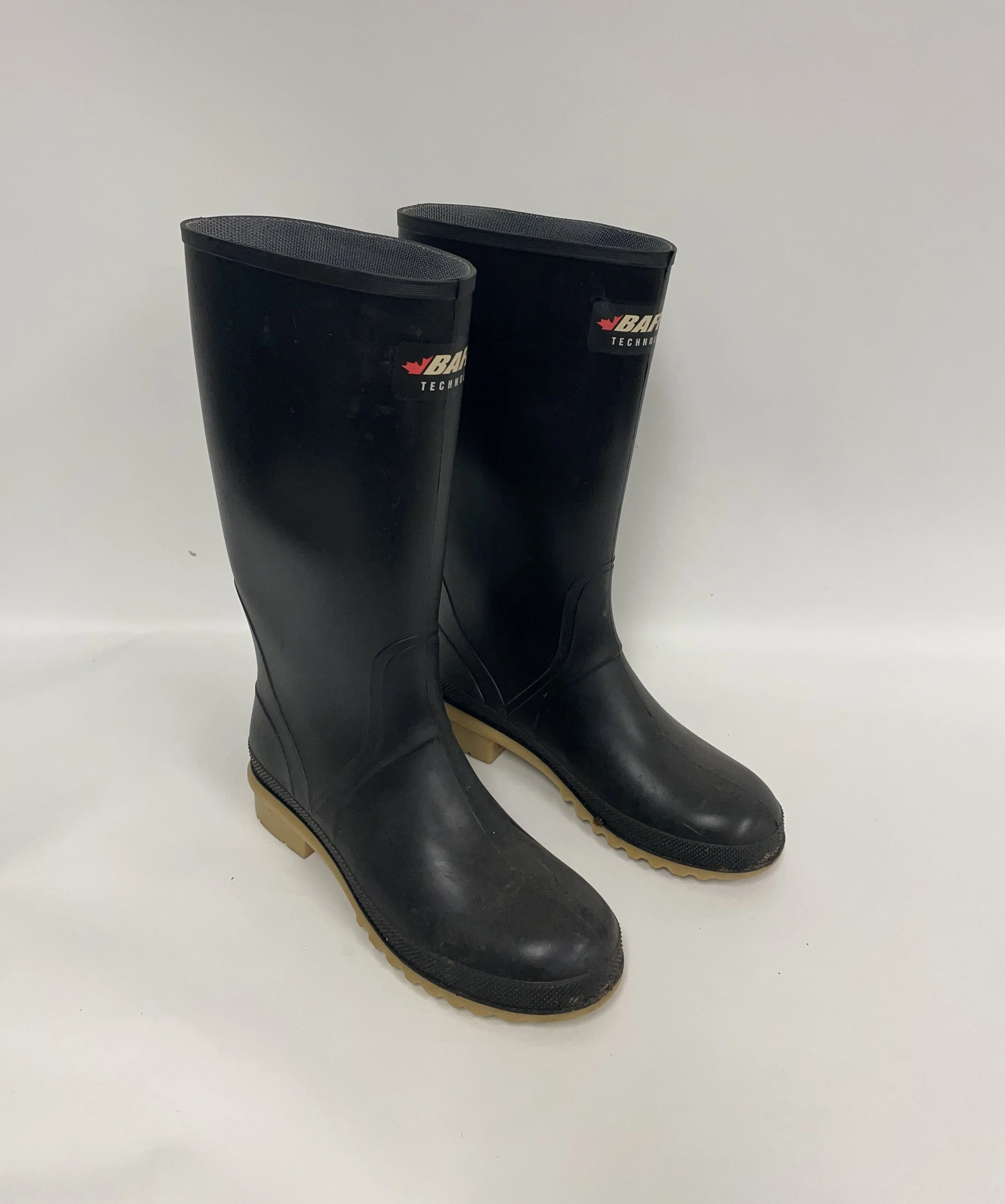 Bottes de pluie noires, BAFFIN TECNOLOGY, hauteur 34 cm, pointure 7.