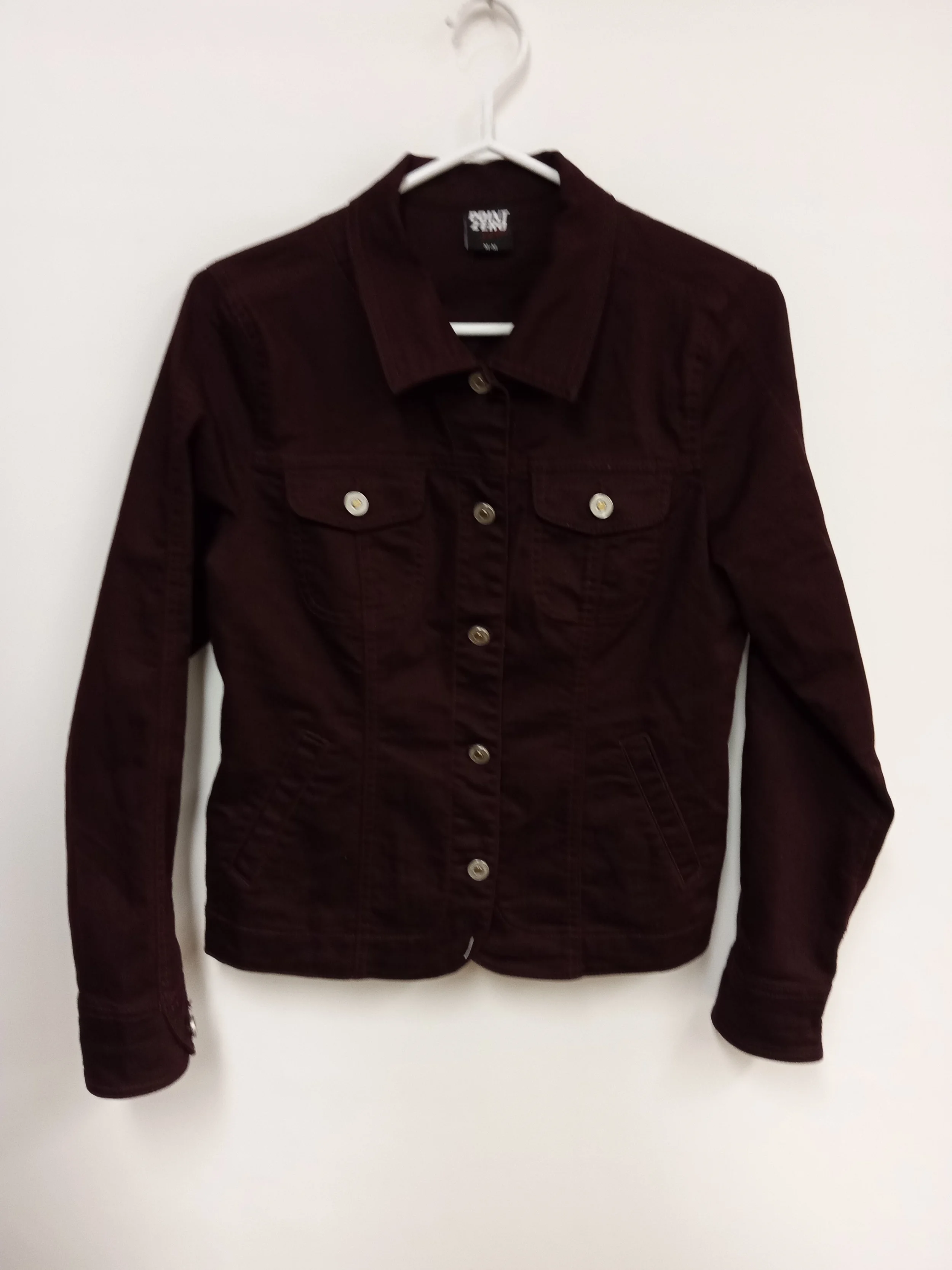 Veston prune, Style denim souple, POINT ZÉRO, M