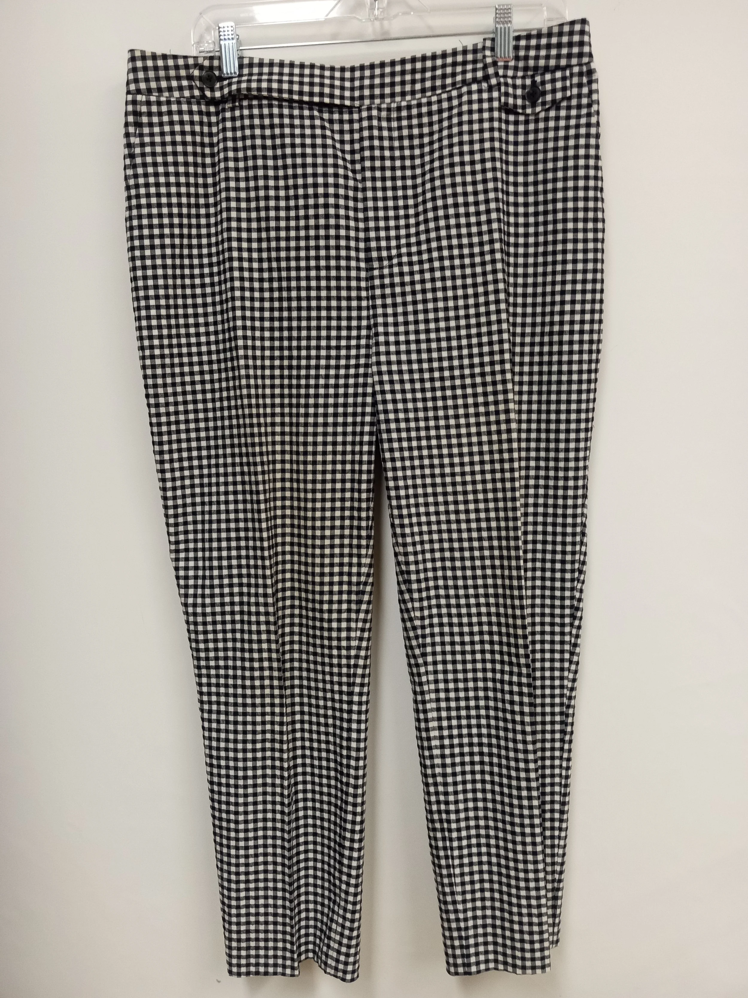 Pantalon vichy noir et blanc, Contemporaine, 12 (L)