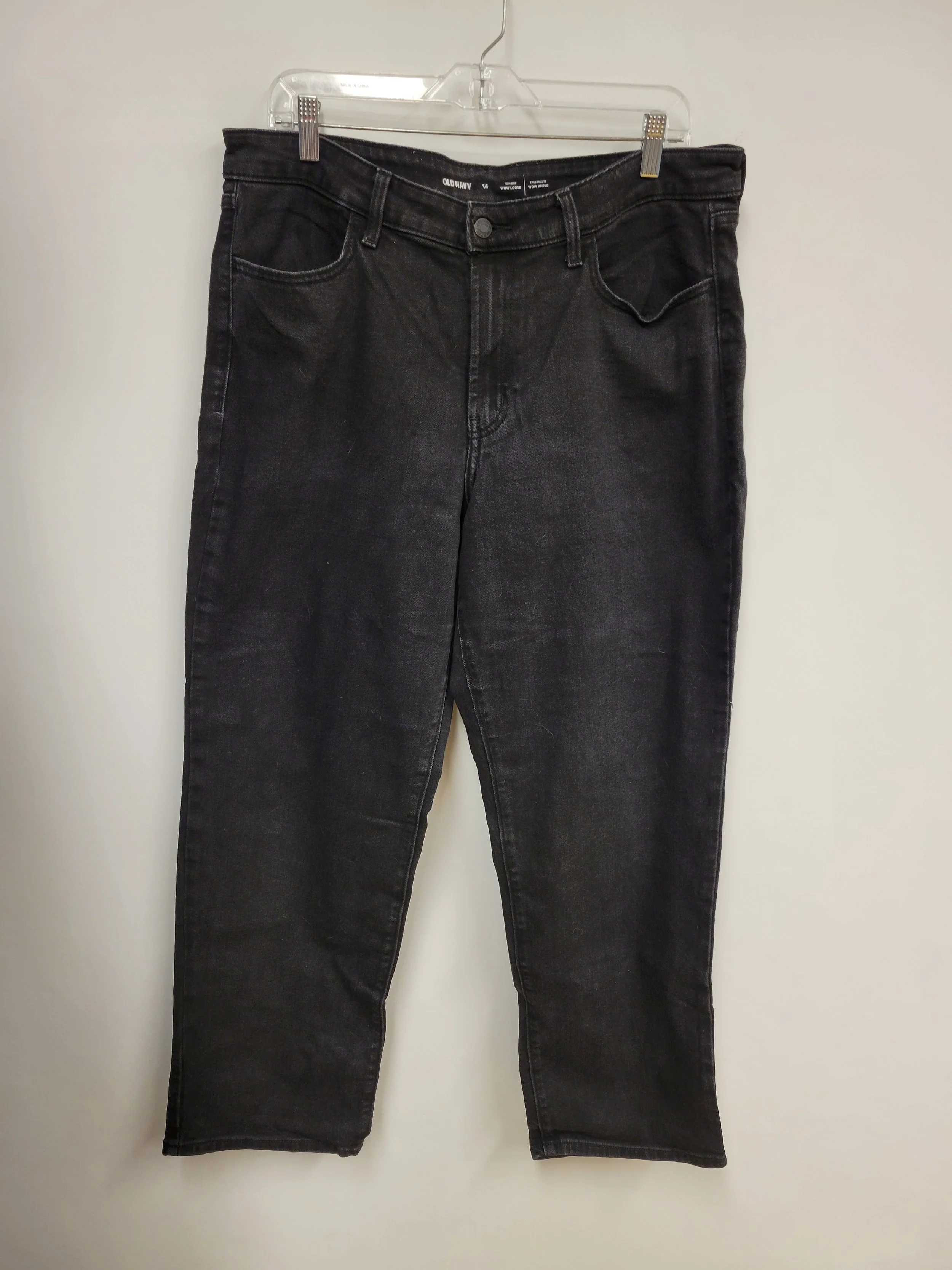 Jean noir taille haute, Old Navy, taille 14