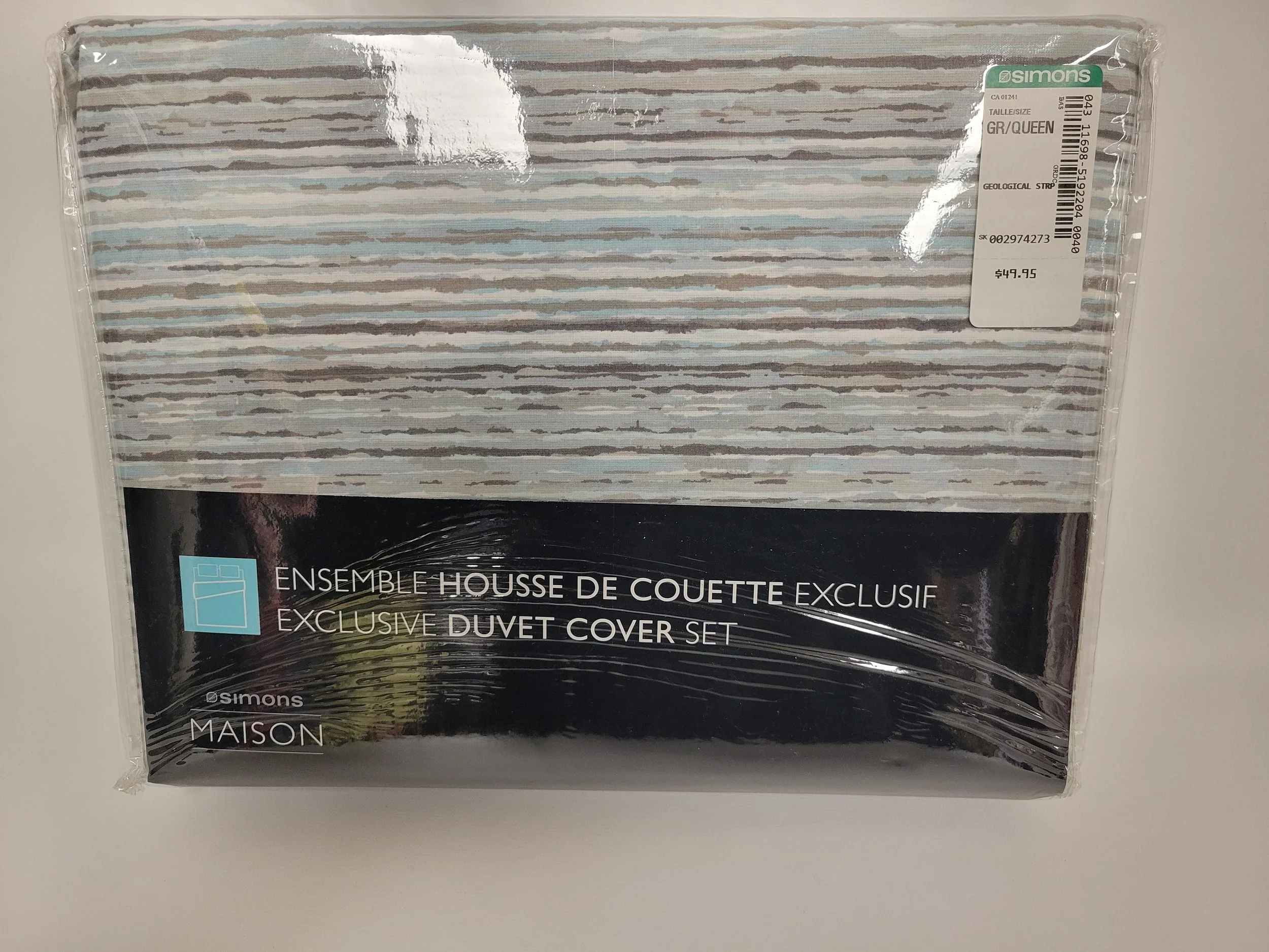 NEUF - Housse de couette, Simons, QUEEN