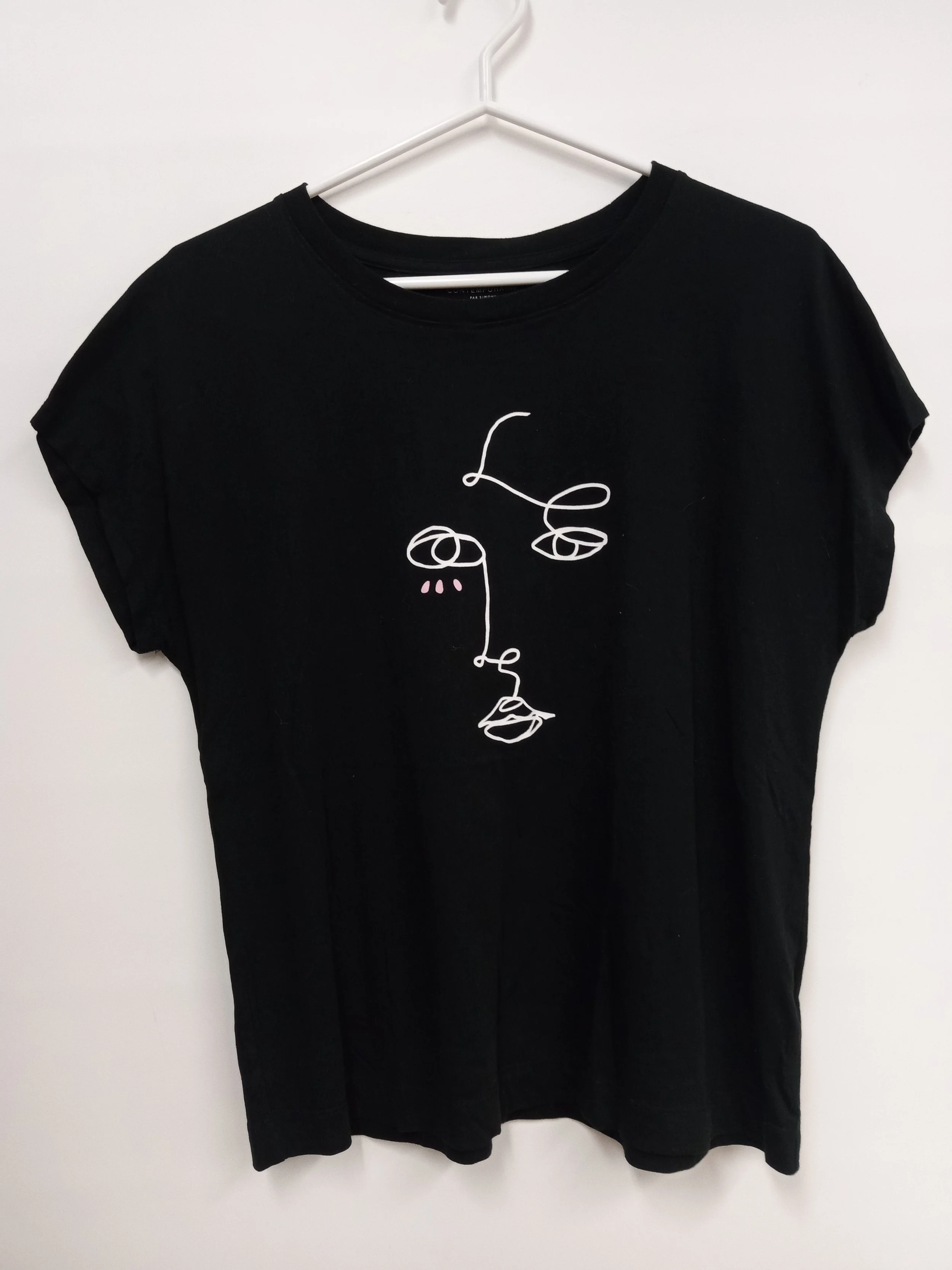 Haut avec motif en coton biologique, Contemporaine, M