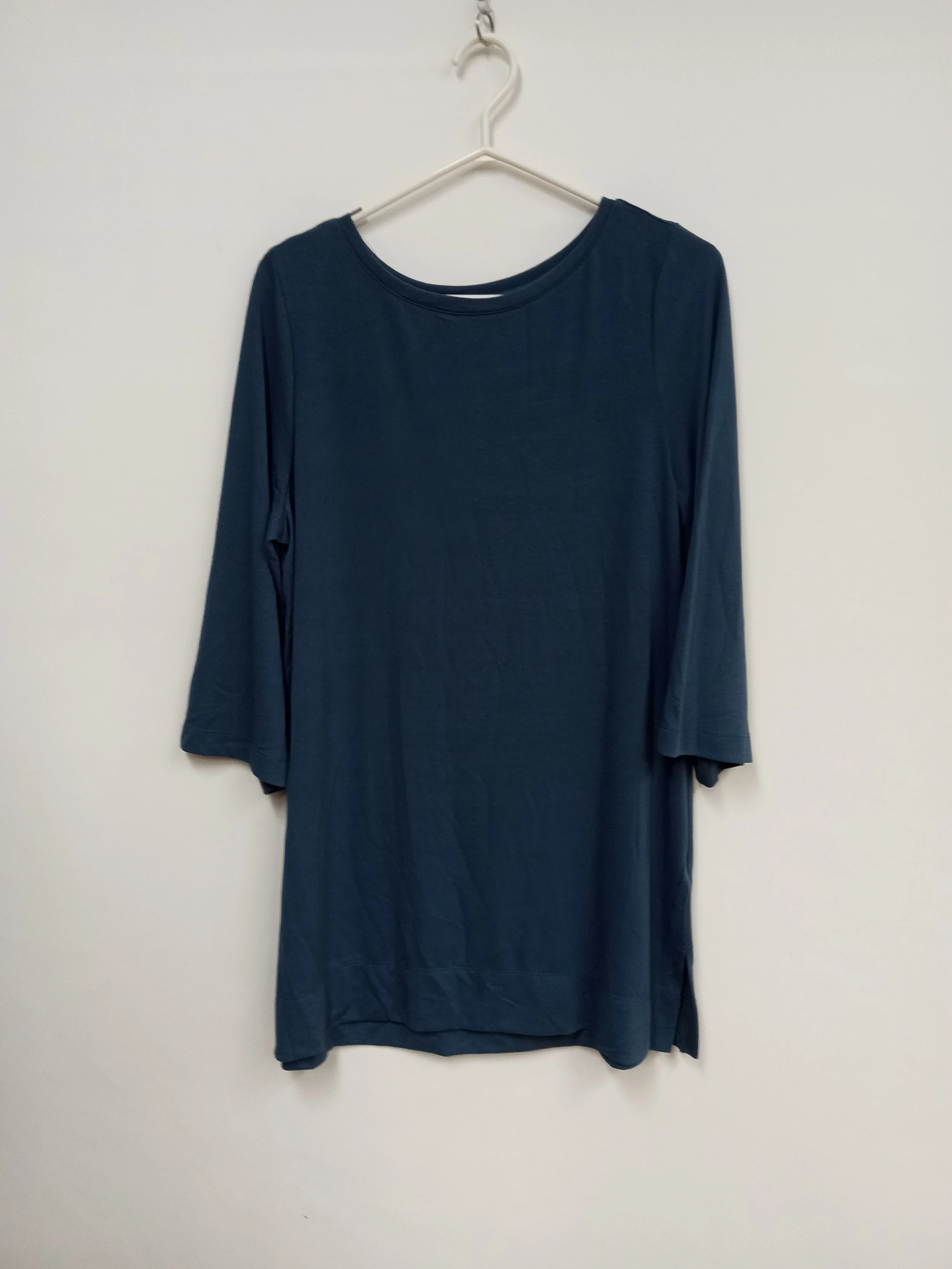 Robe-tunique évasée, bleue, Contemporaine, G-L