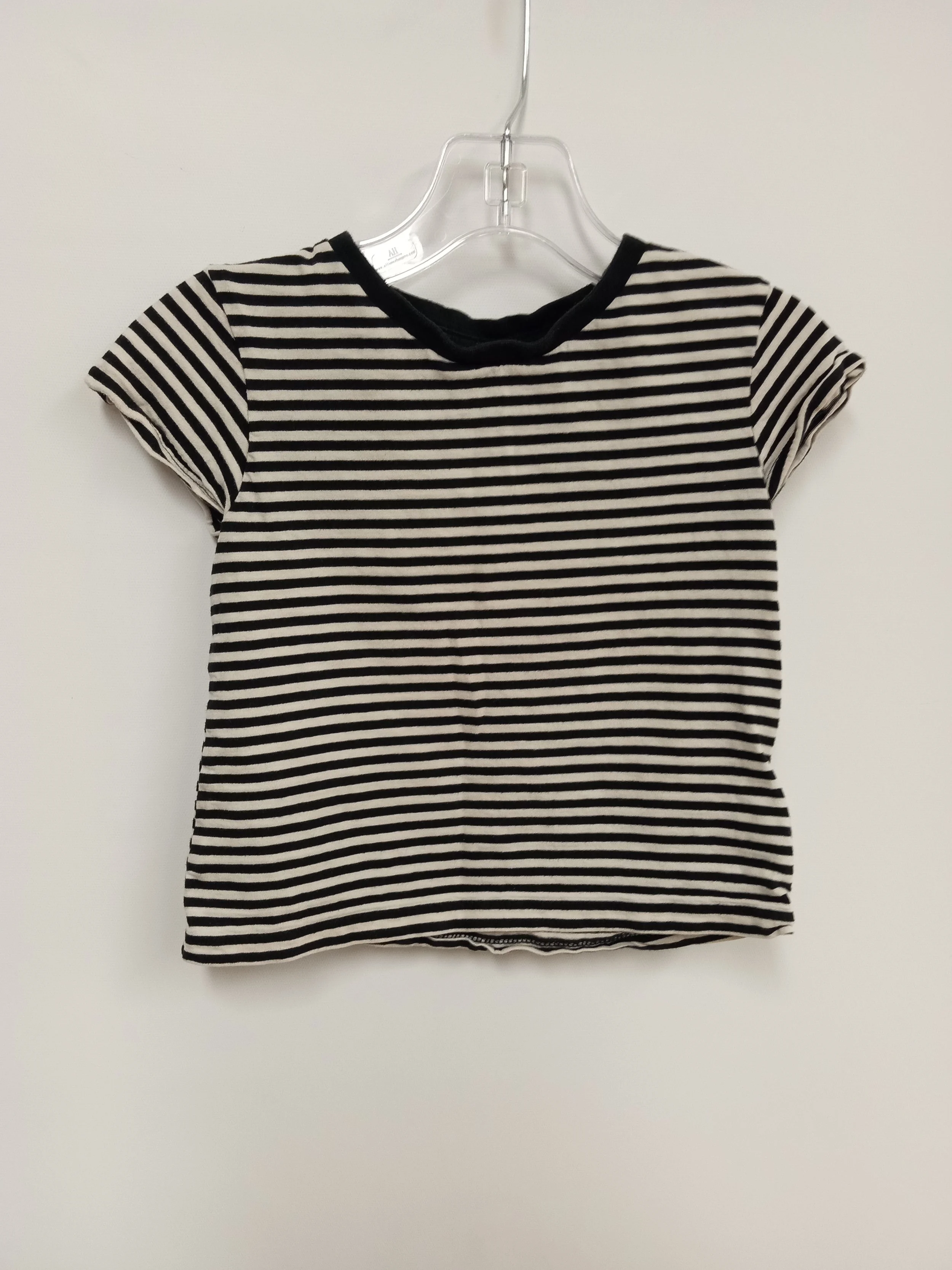 T-shirt rayé noir, H&M, 1-2 ans