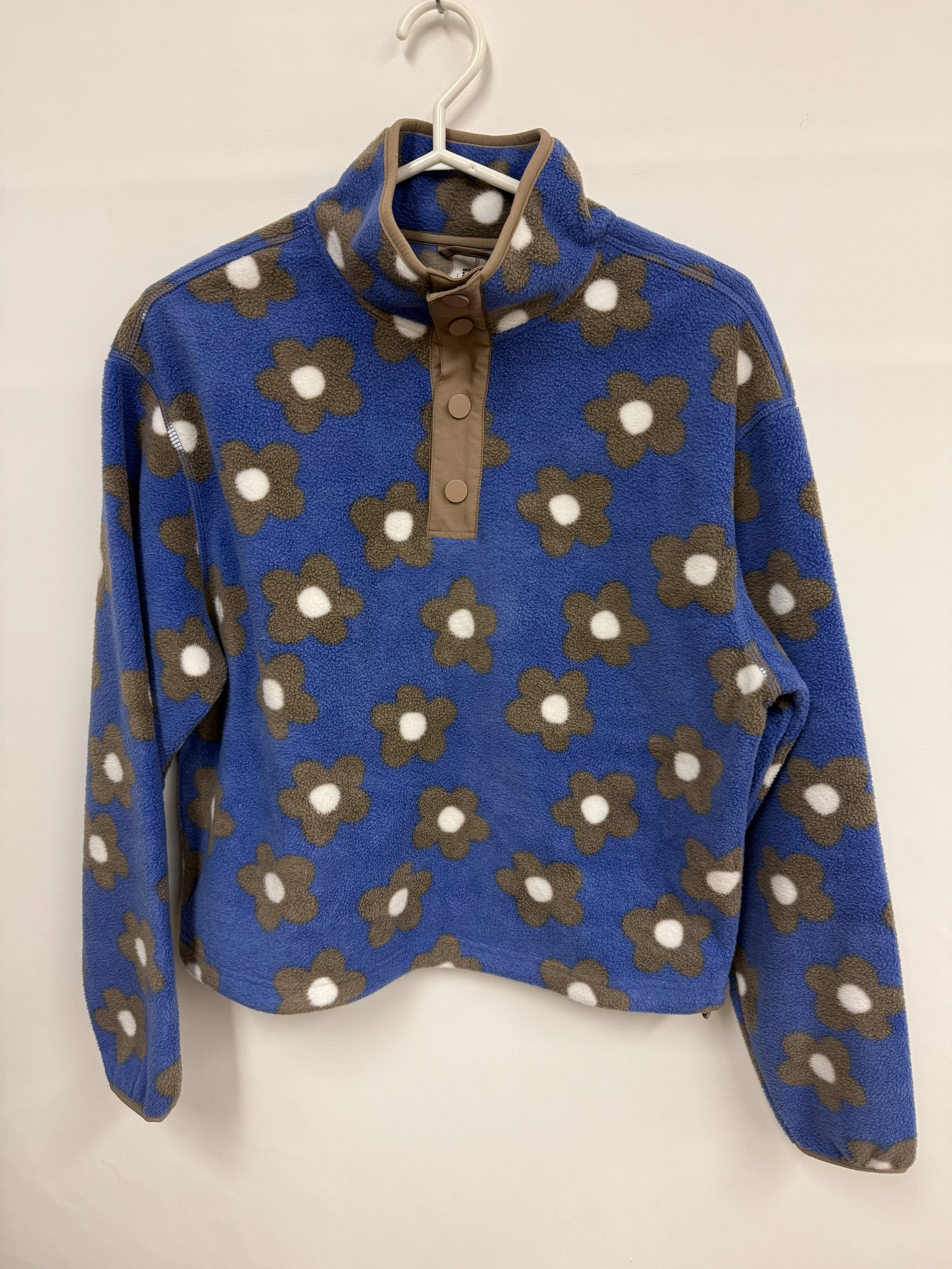 Chandail en polaire, bleu et gris, iFiv5 par Simons, Small