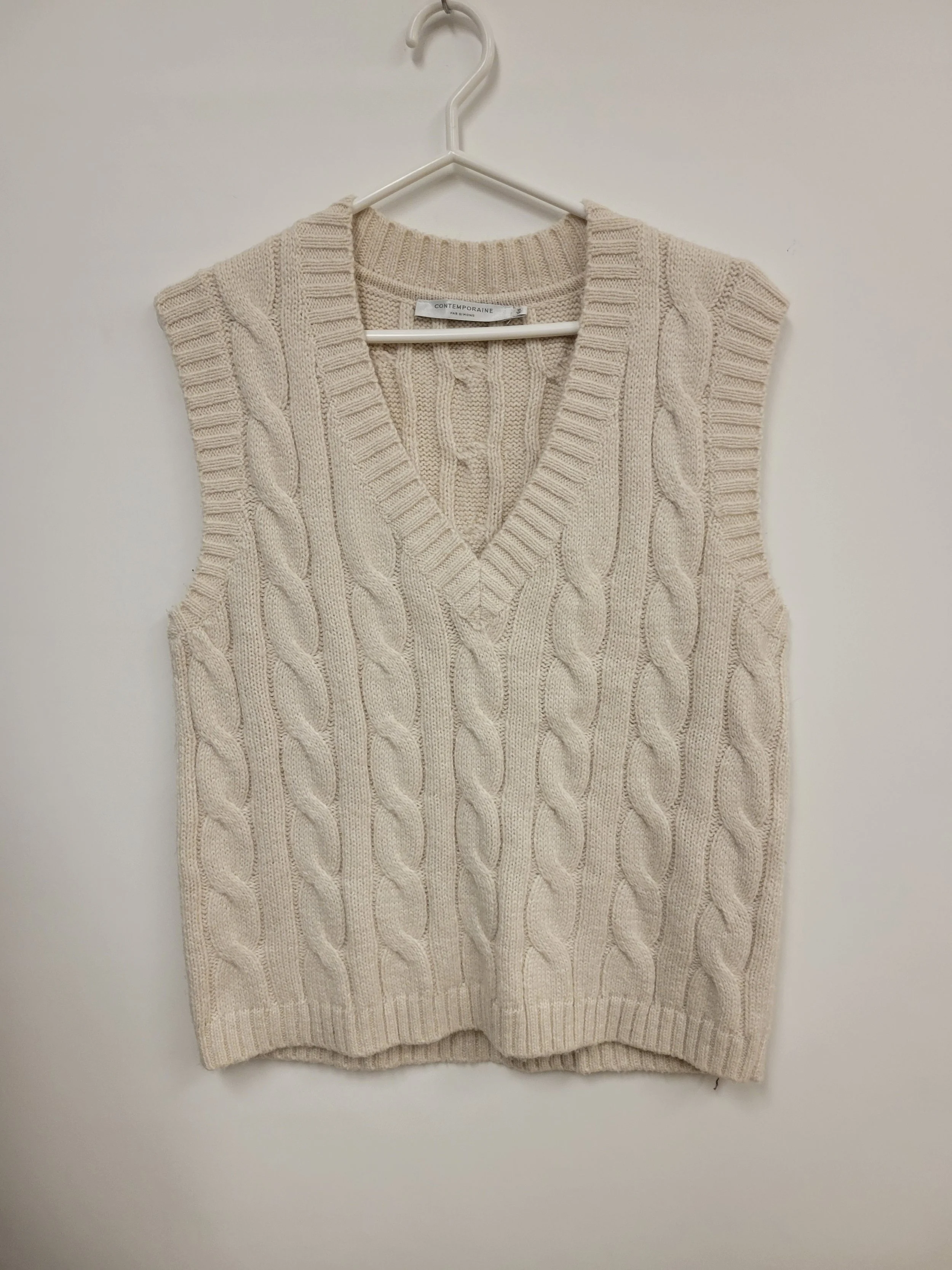 Débardeur sans manche beige, Simons, taille M