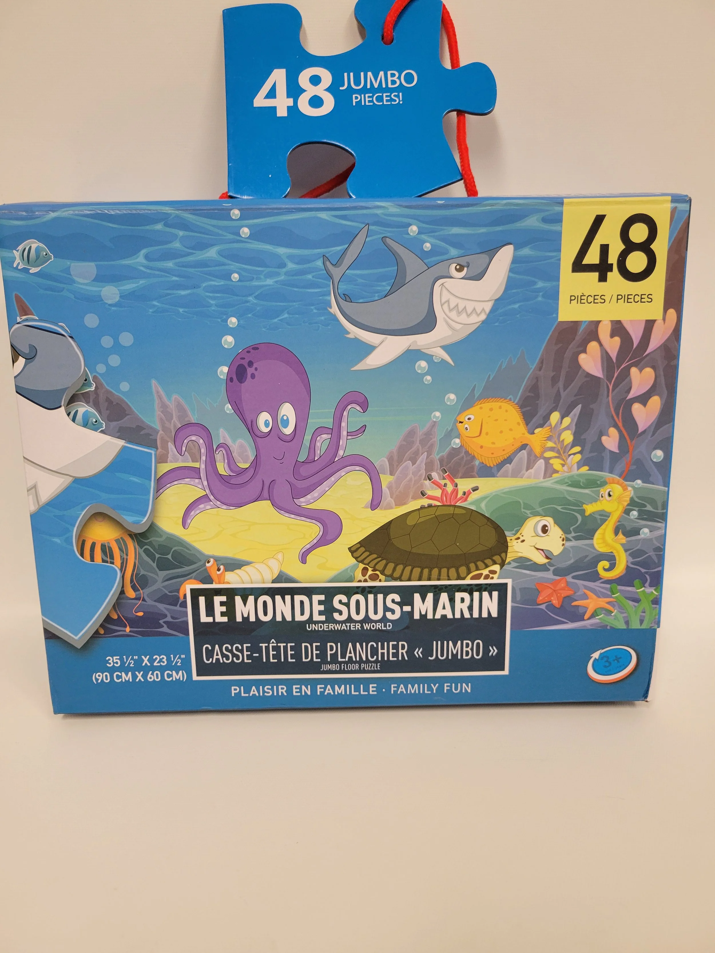 Casse-tête 48 morceaux, Le monde sous-marin