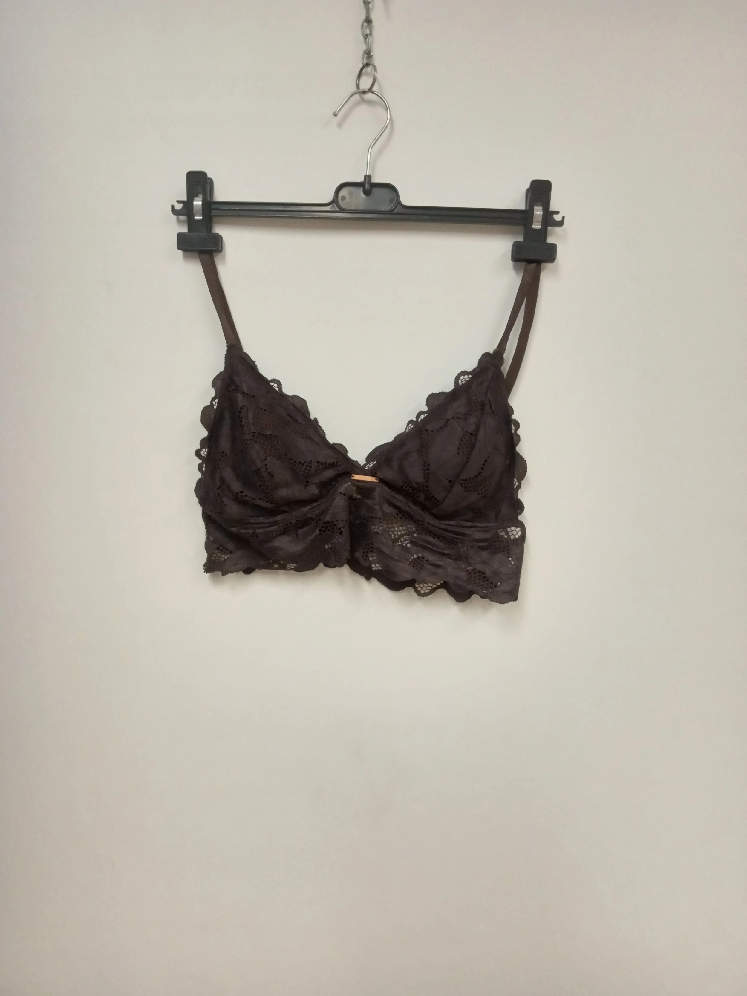 Bralette brun foncé en dentelle, DANSKIN, M
