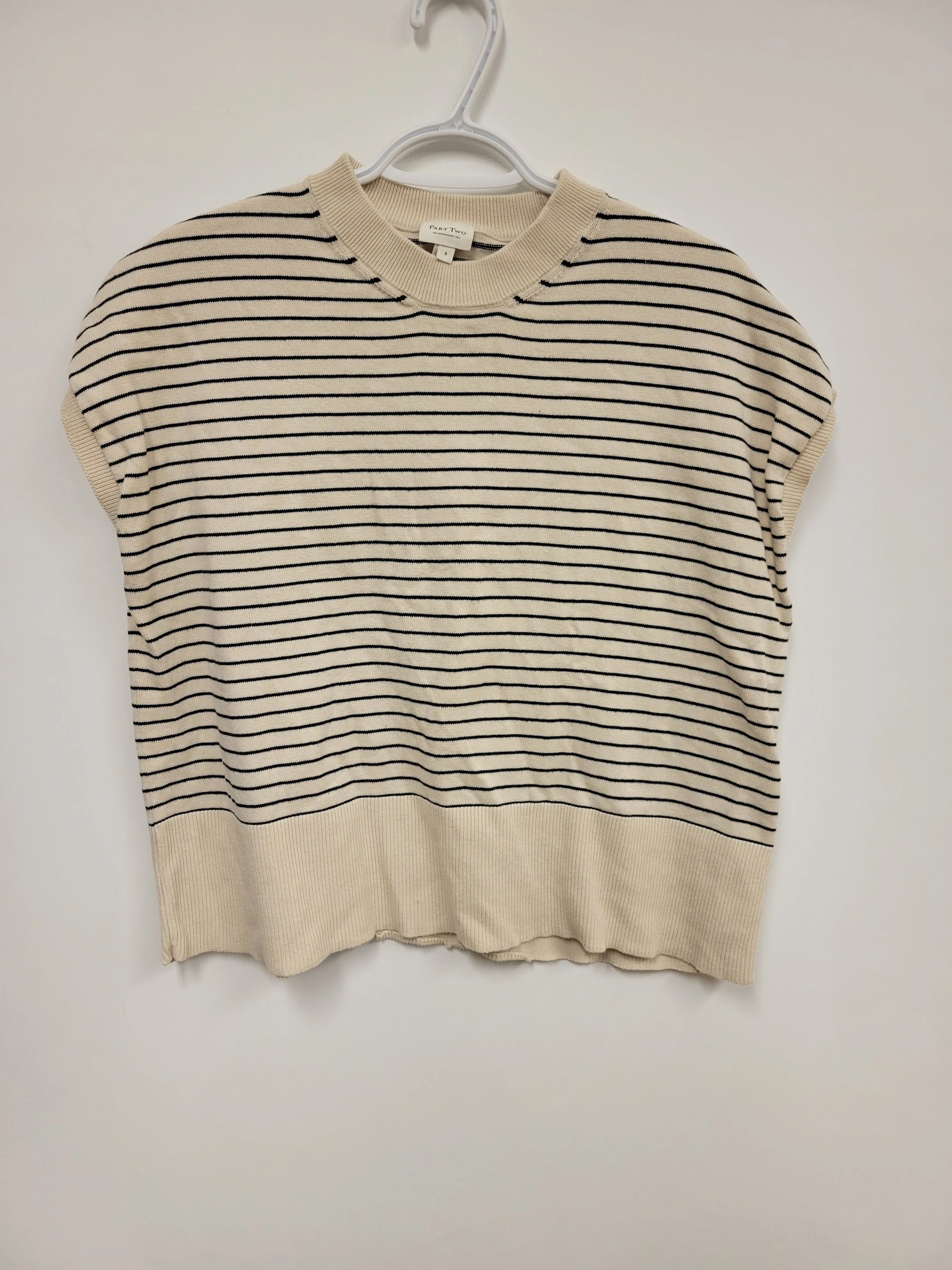 Chandail en tricot sans manche, coton, Part Two, S