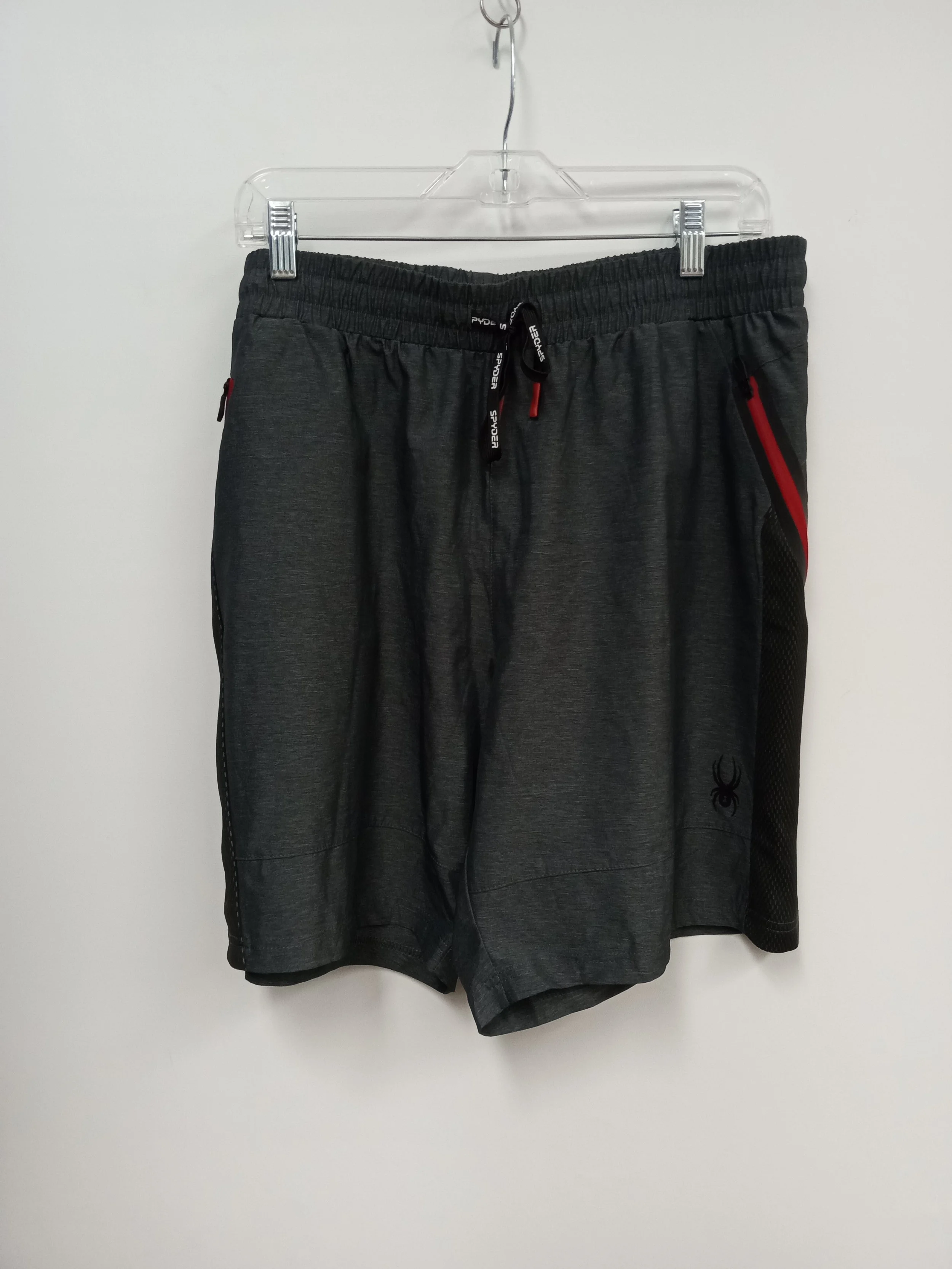 Short de sport, gris foncé, Spyder, L
