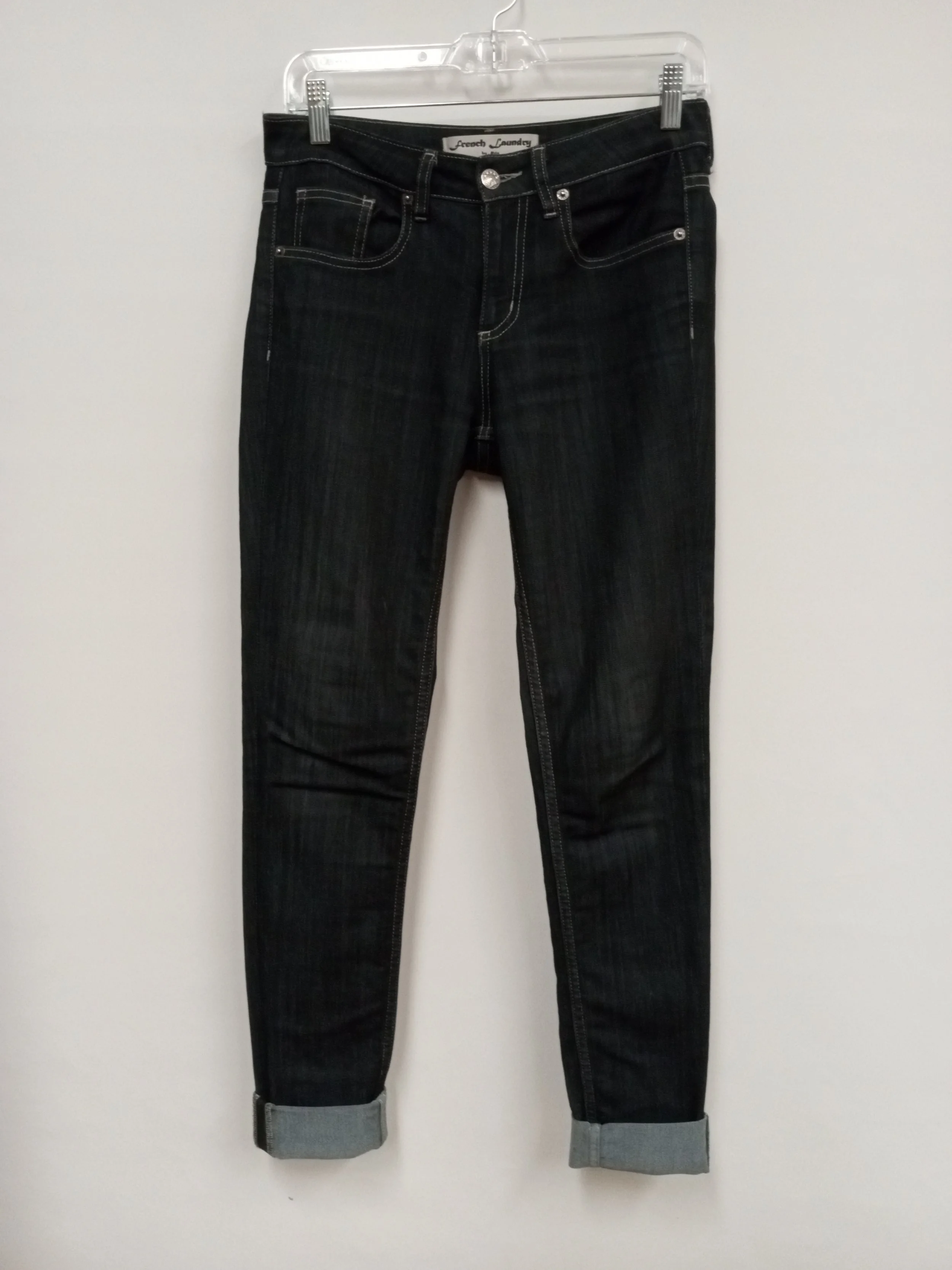 Jeans gris foncé (60% coton), FRENCH LAUNDRY, Taille 27