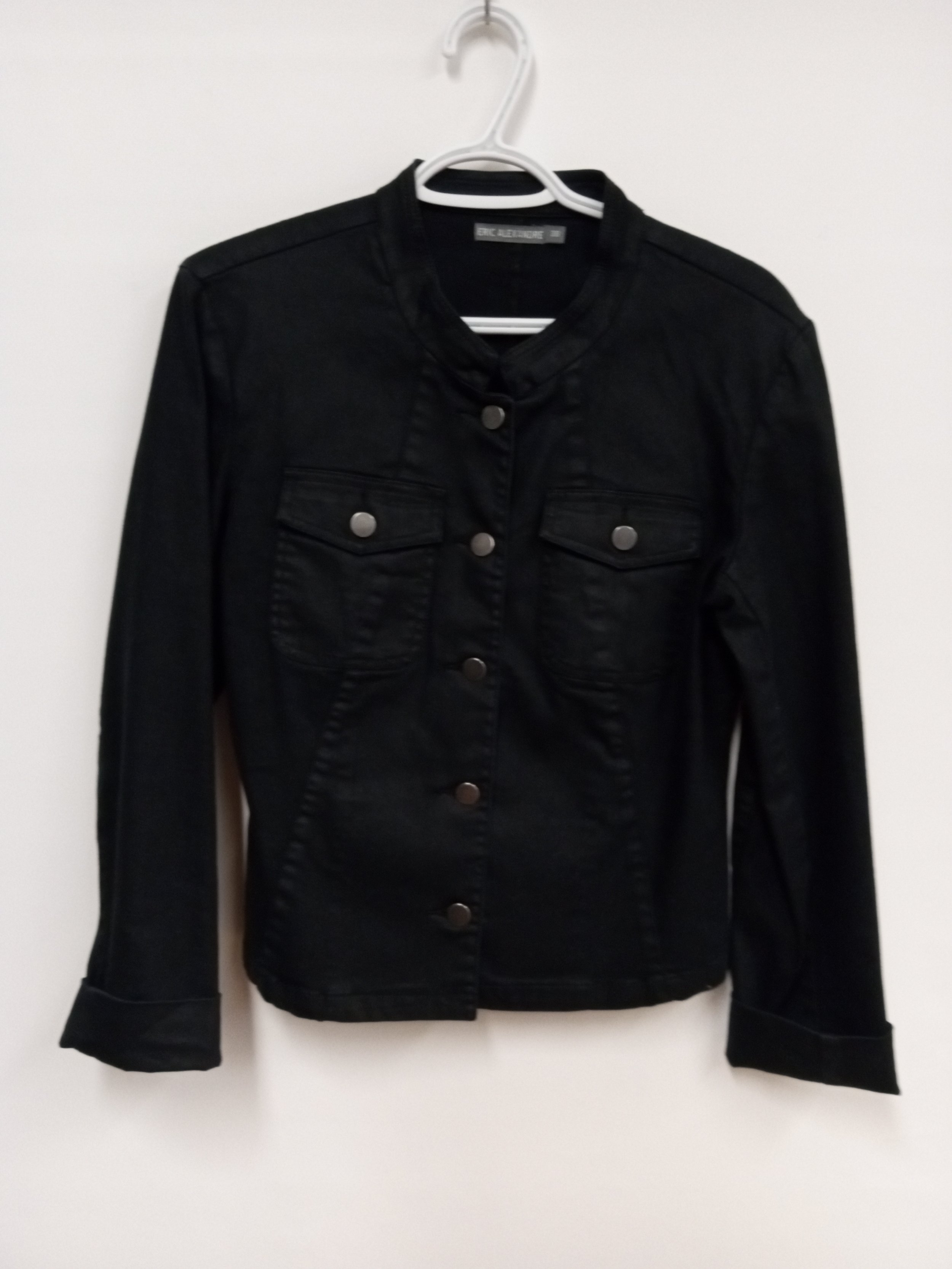 Veste en jeans (Coton), Noire, ERIC ALEXANDRE, Taille européenne 38