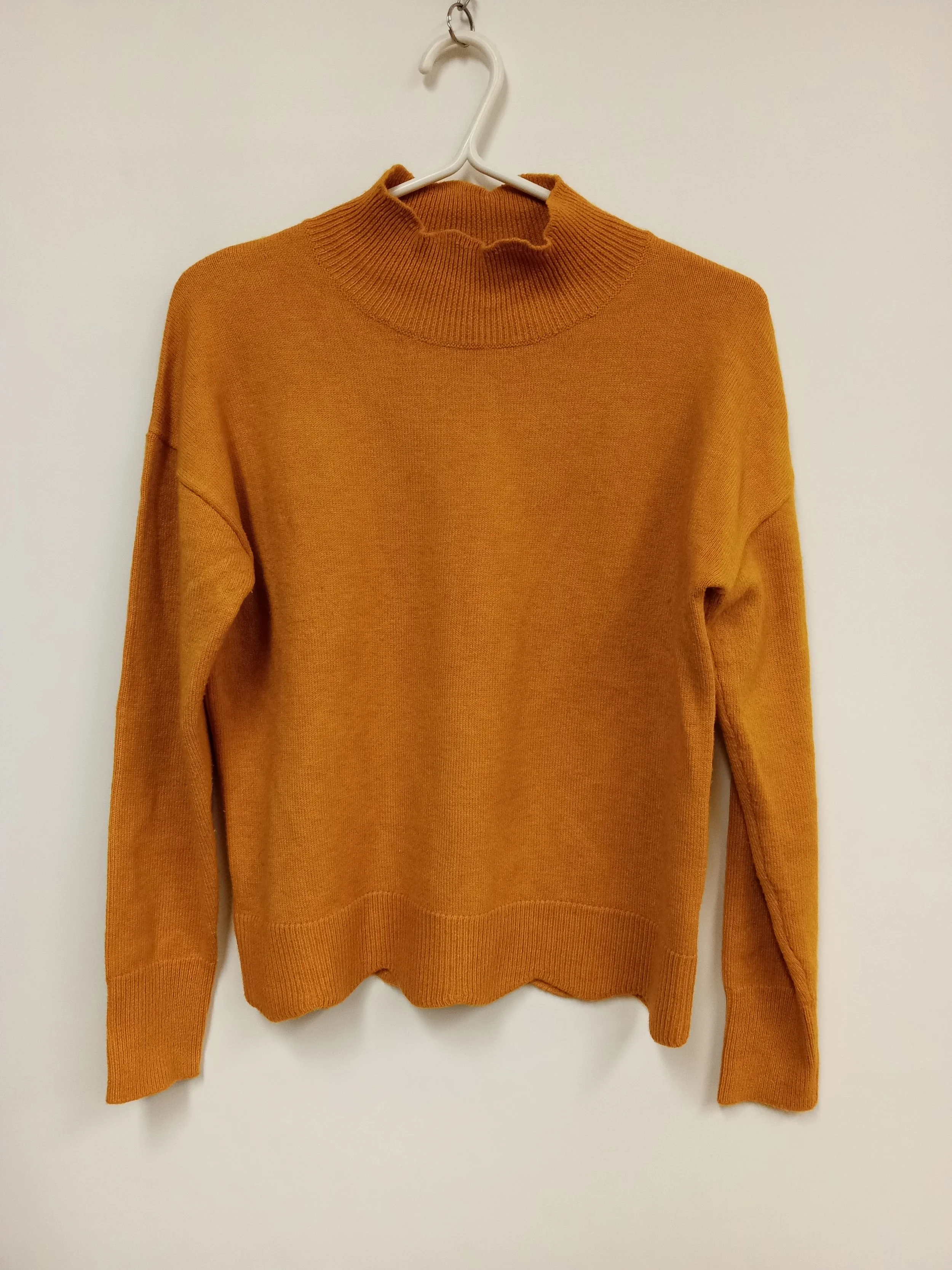 Chandail en tricot (Acrylique/Polyester/Nylon), Jaune blé, RW&CO., S