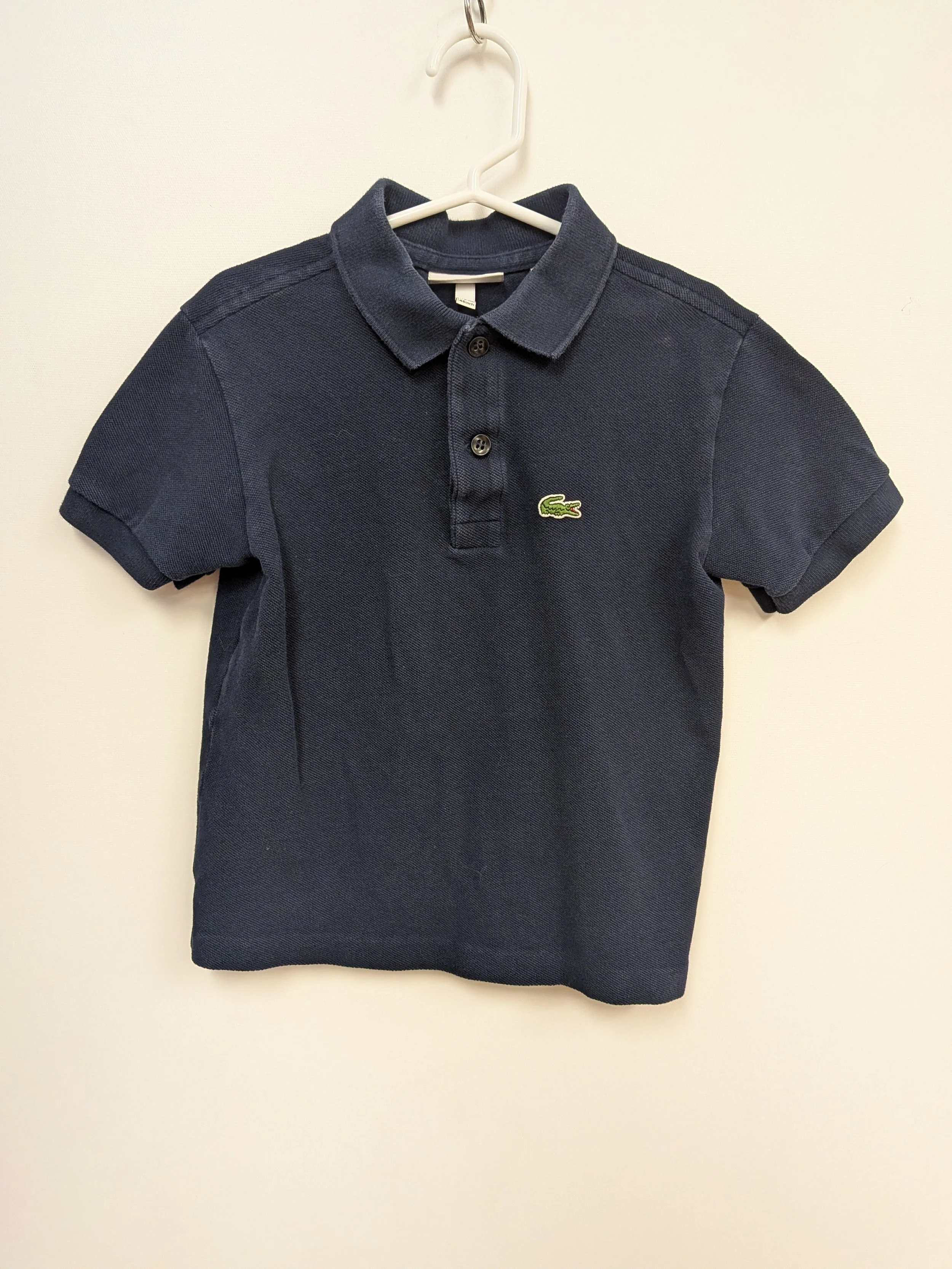 Polo marine 100% coton, Lacoste, 6 ans (116 cm)