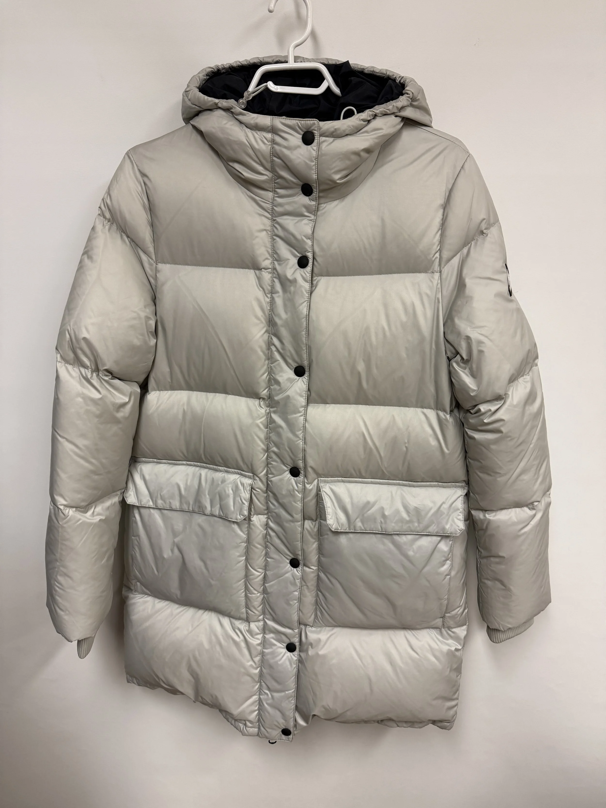Manteau d’hiver gris en duvet, mi-long, Penfield, Small