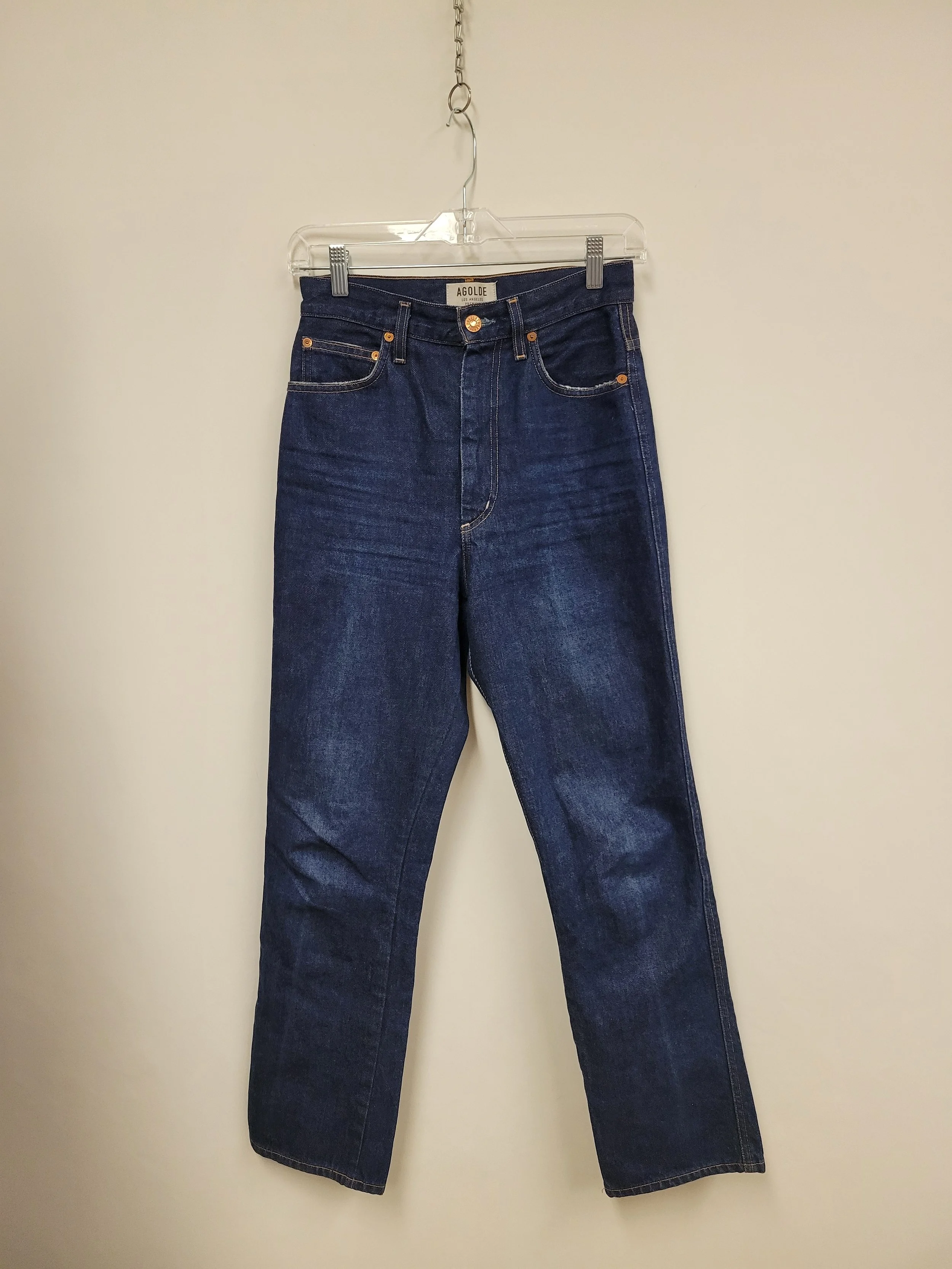Jeans bleu foncé, AGOLDE Los Angeles Premium, Taille 25