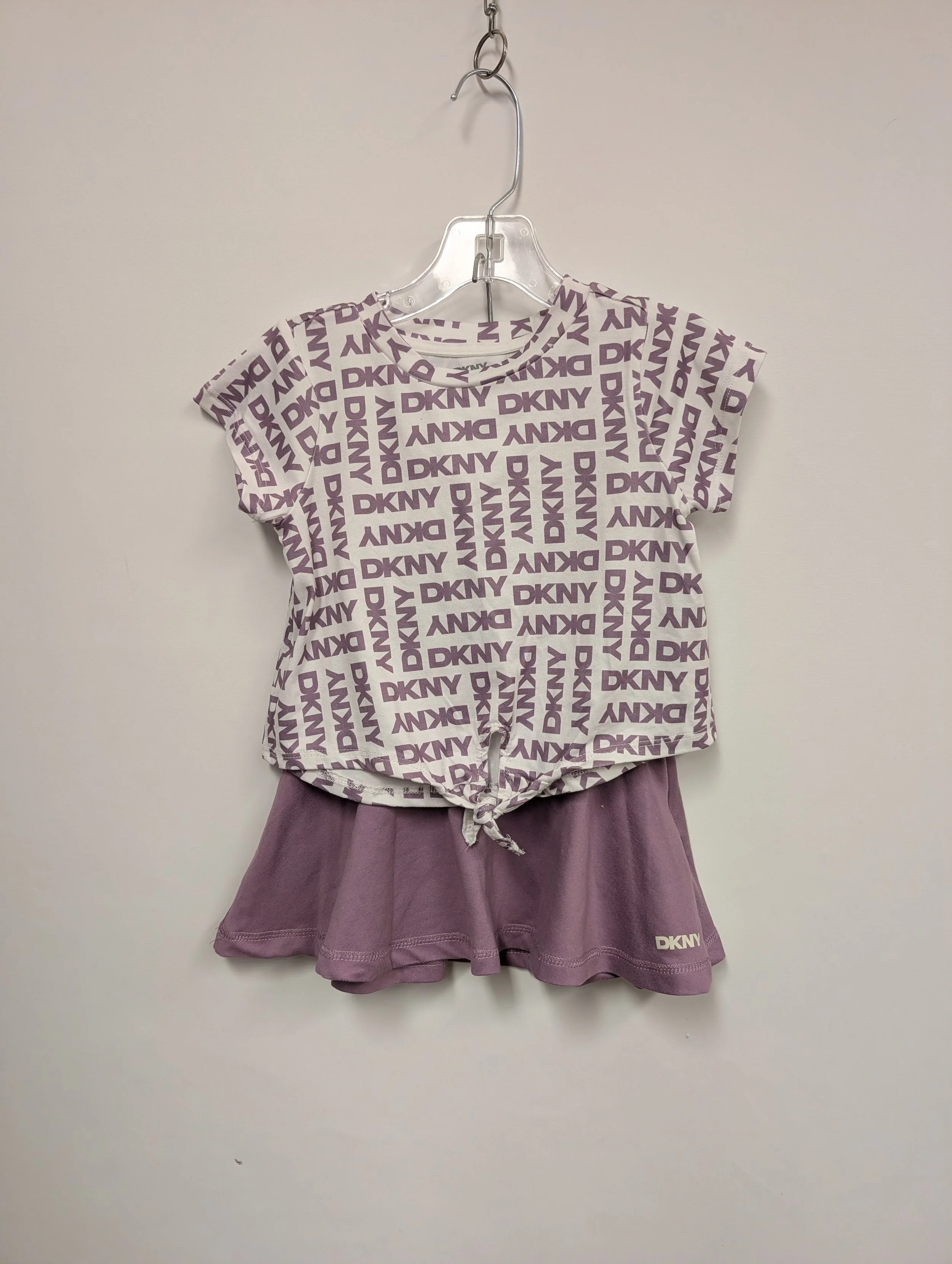 ensemble, jupe-tshirt, DKNY, 2T
