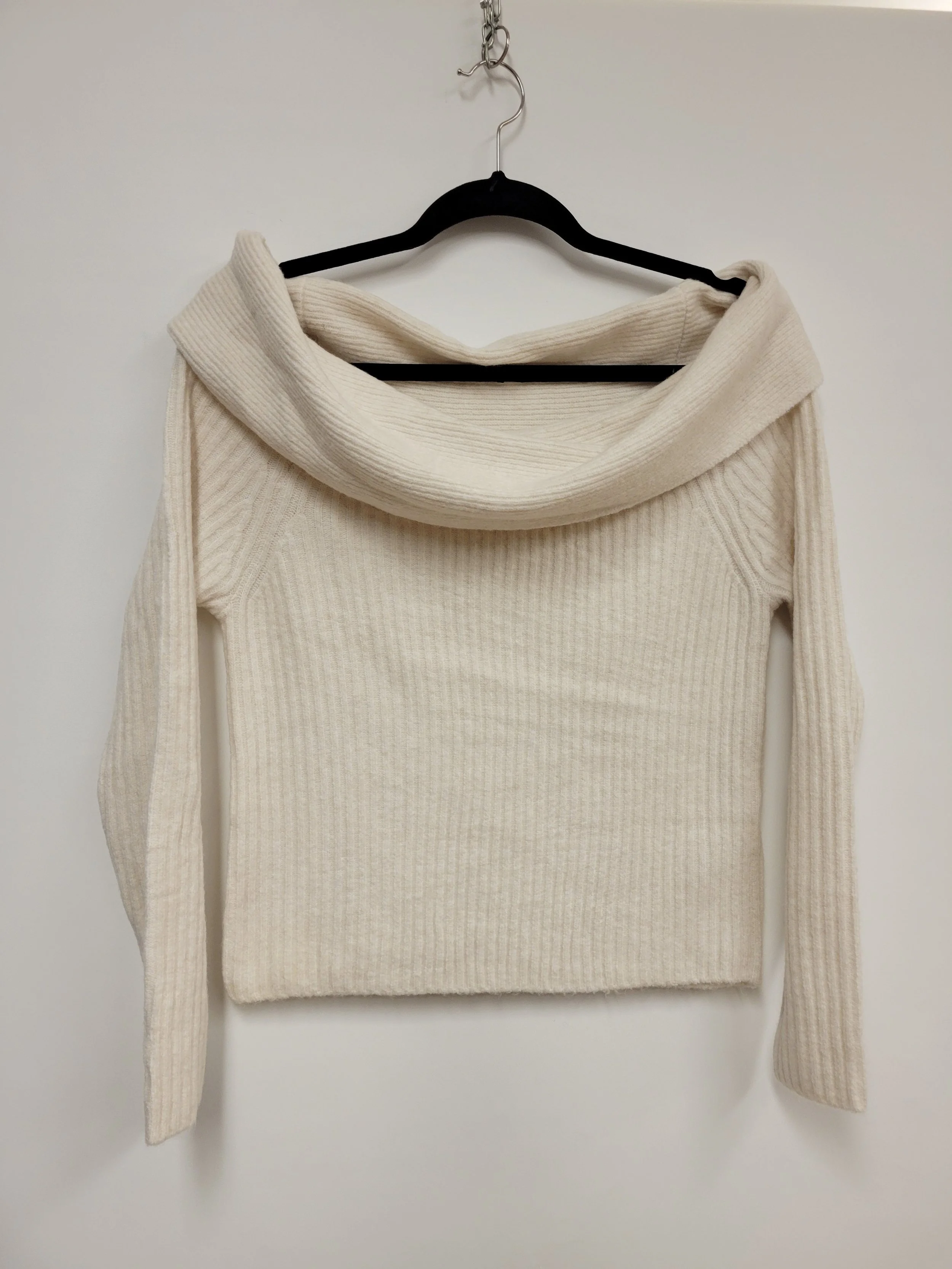 Chandail crème col large, Dynamite, L