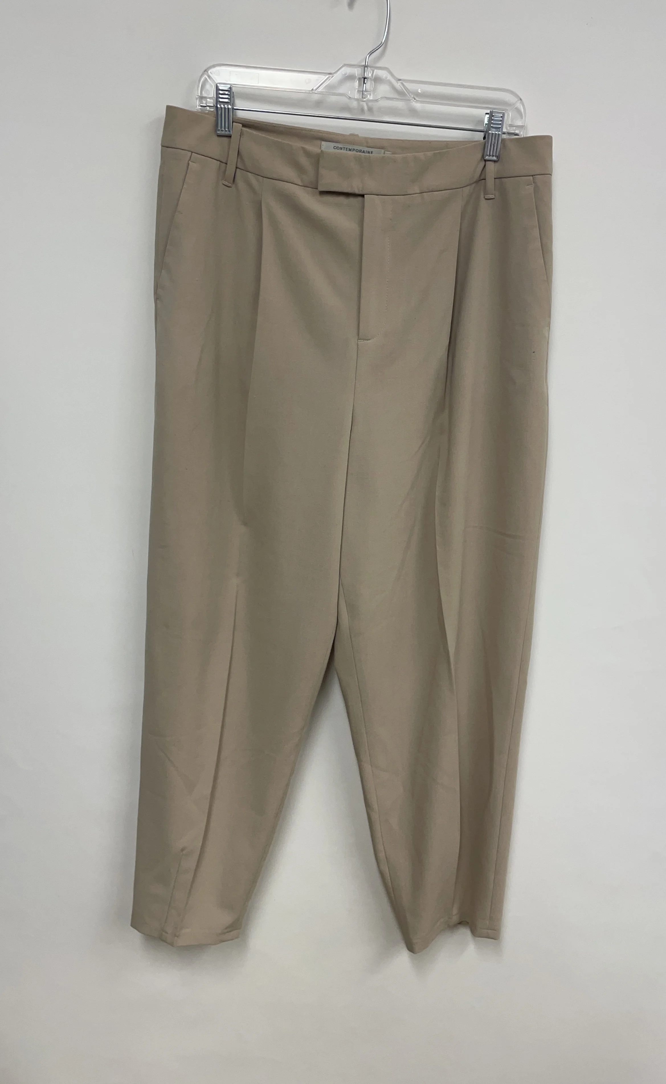 Pantalon crème, CONTEMPORAINE Simons, polyester et rayonne, 10.