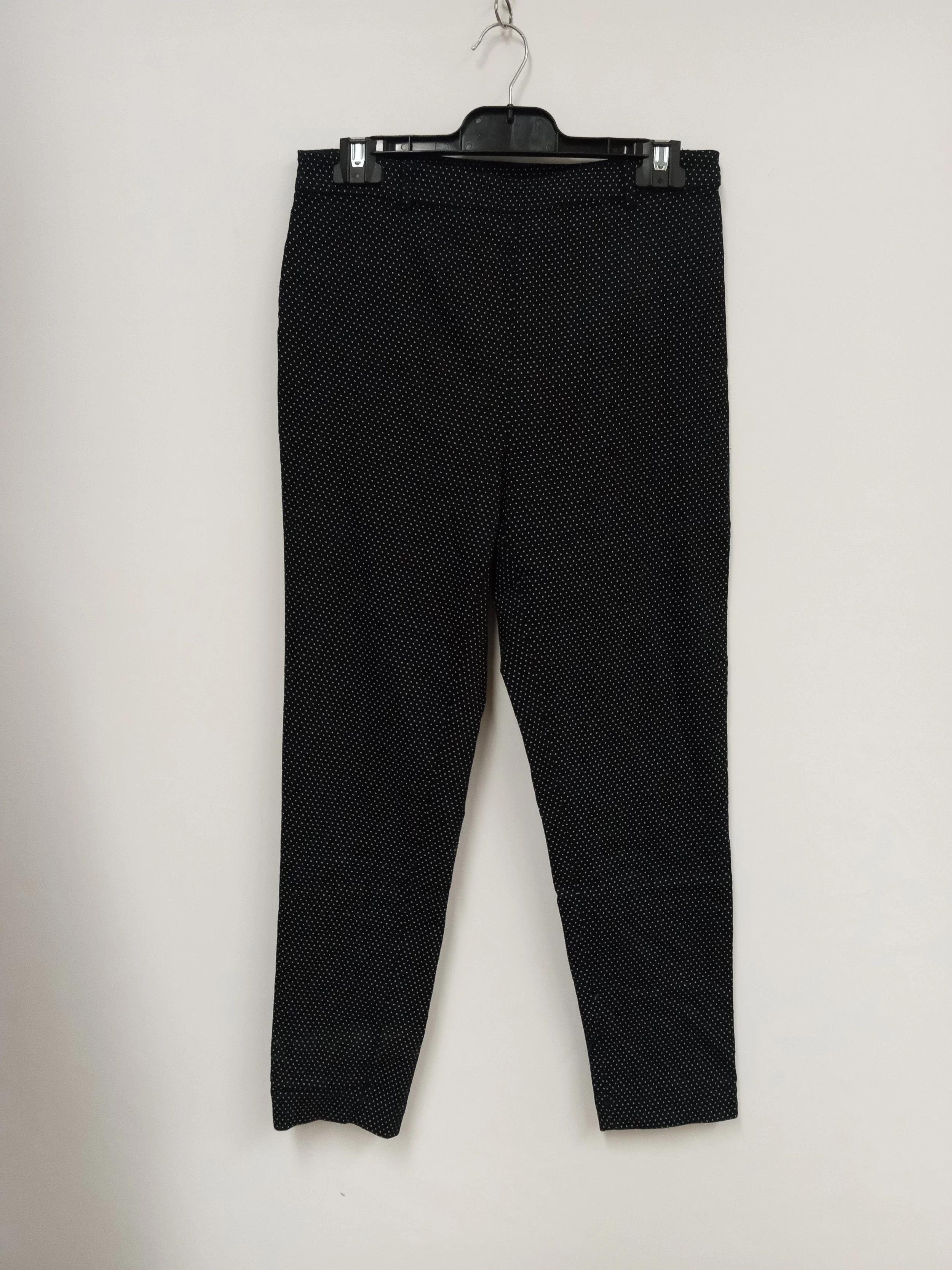 Pantalon ajusté, noir avec points blancs, Forever 21, L