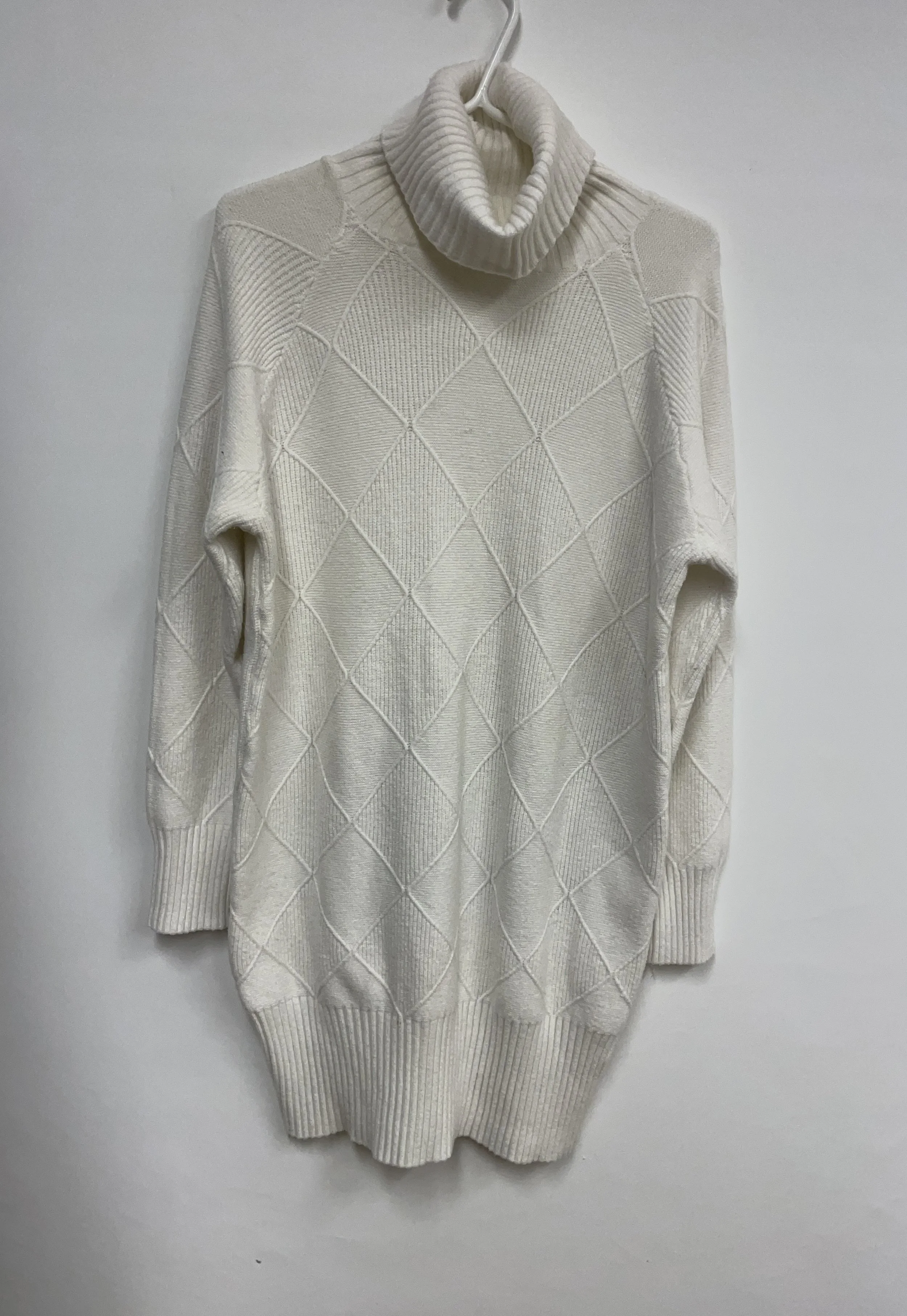 Long tricot blanc, OWN IT, fait en Italie, taille M.