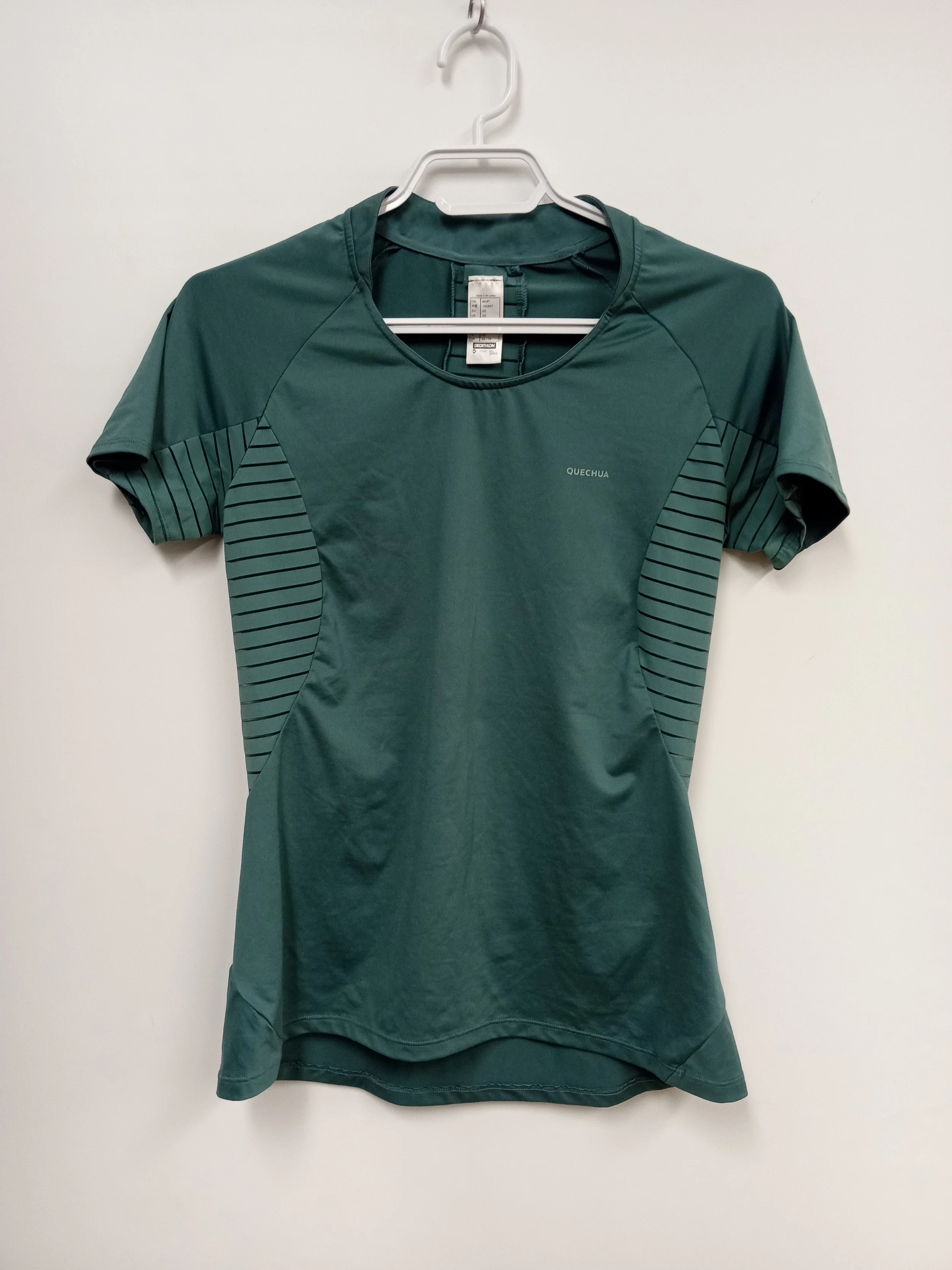 Haut manches courtes, turquoise, Quechua, XS