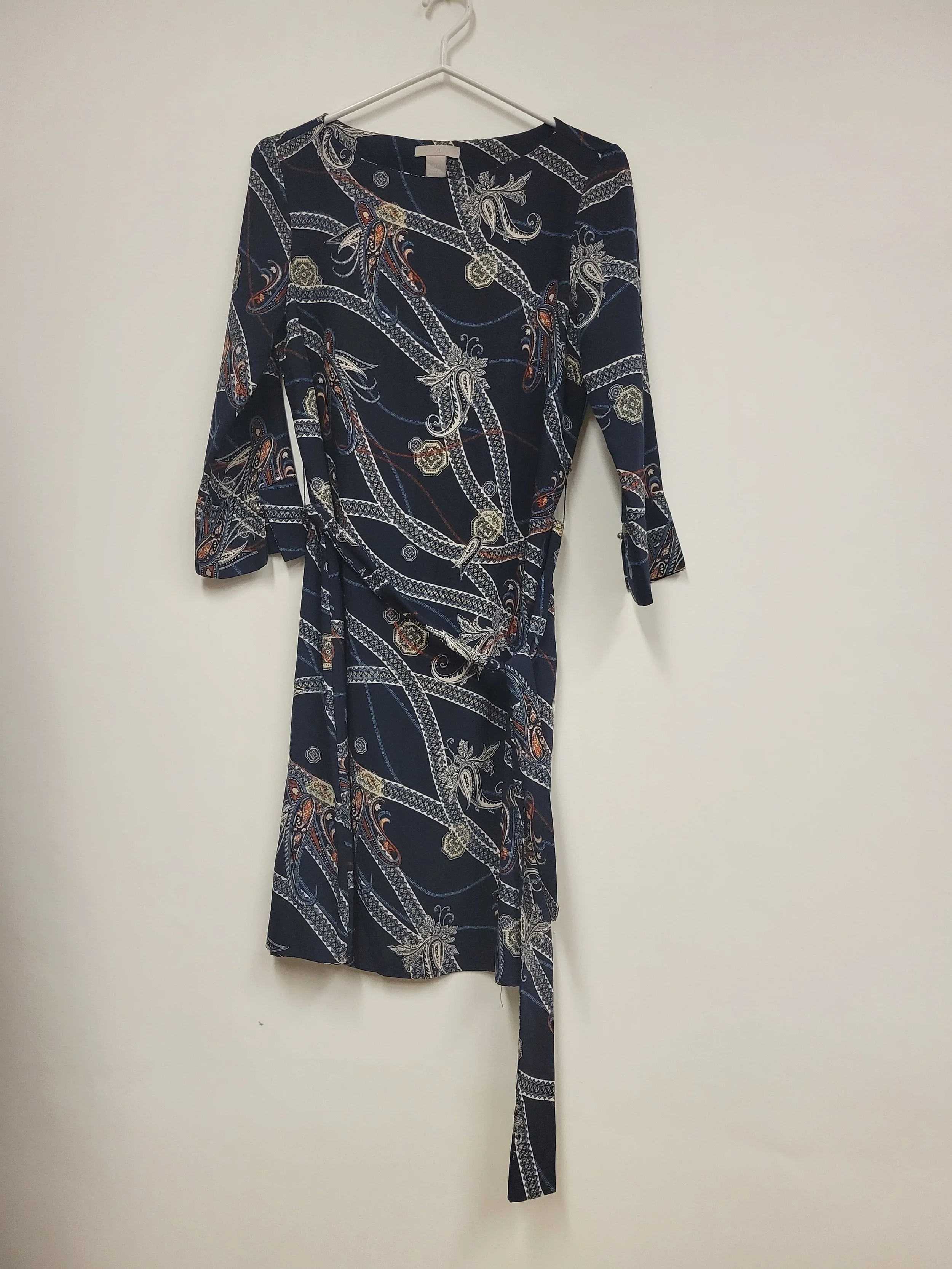 robe marine /blanche/rouge, h&m, taille 4