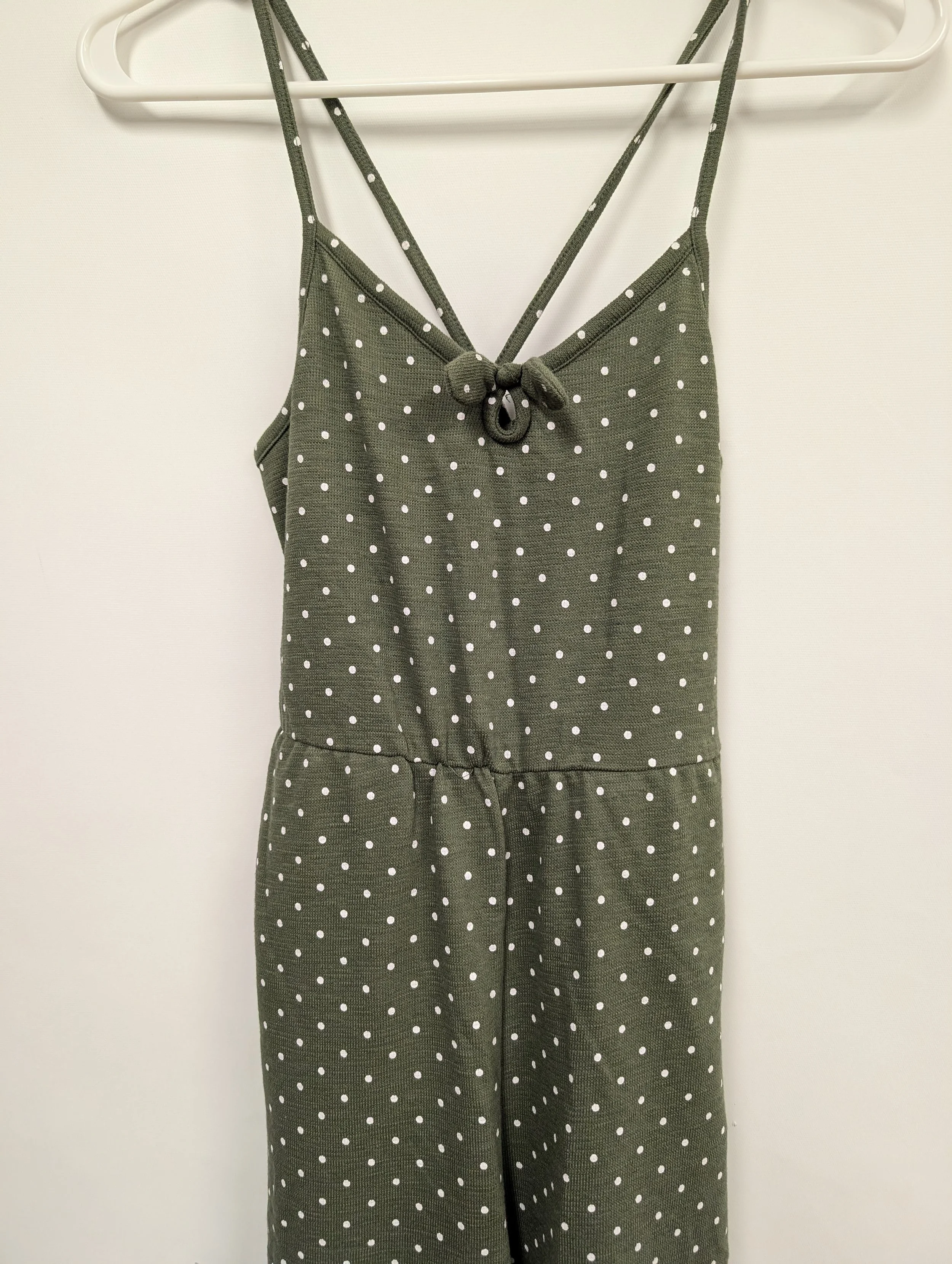 Onepiece vert kaki à pois blancs, XL(14), Old Navy