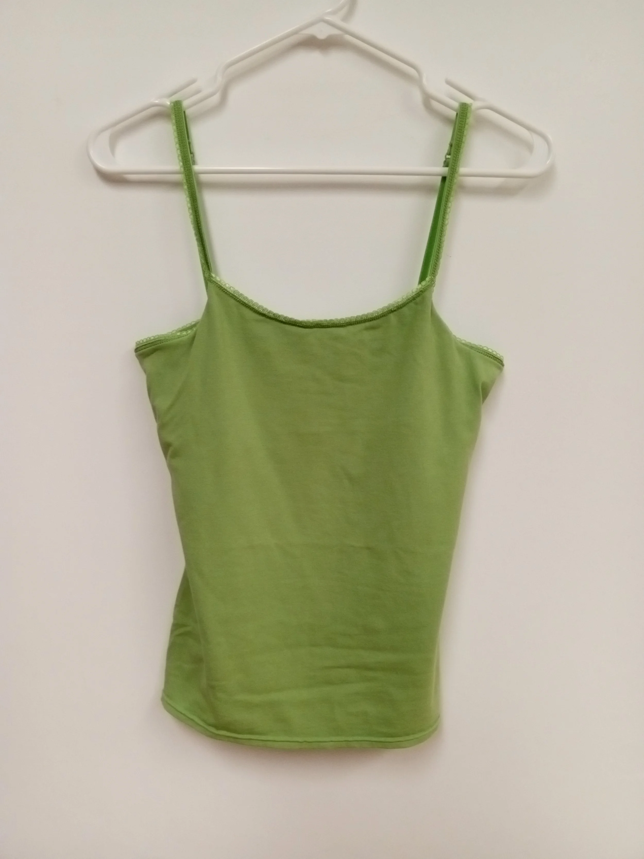 Camisole verte, 95% coton, La Guêpière, L