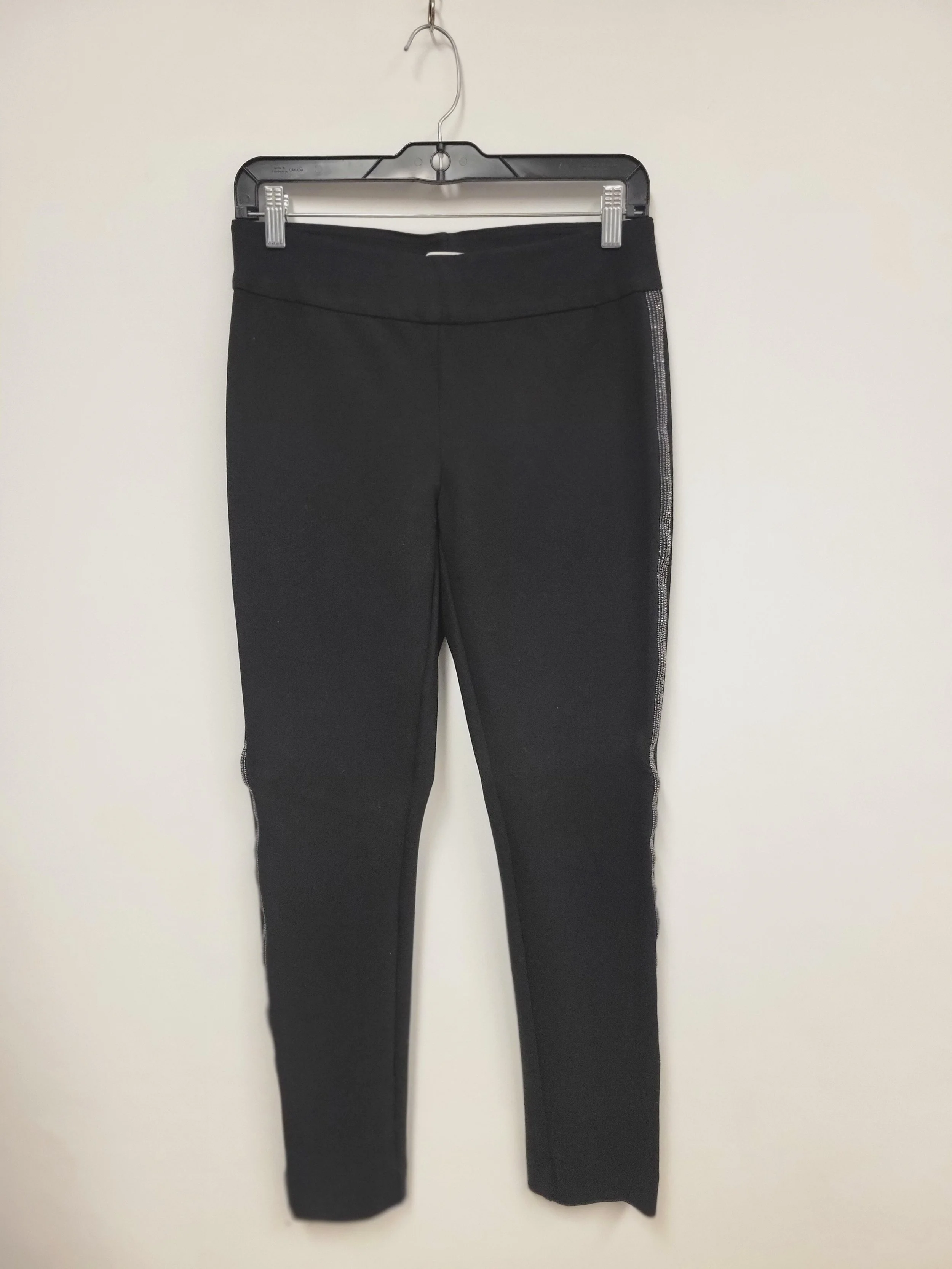 Legging noir avec lignes de côté, Melanie Lyne, Taille 4