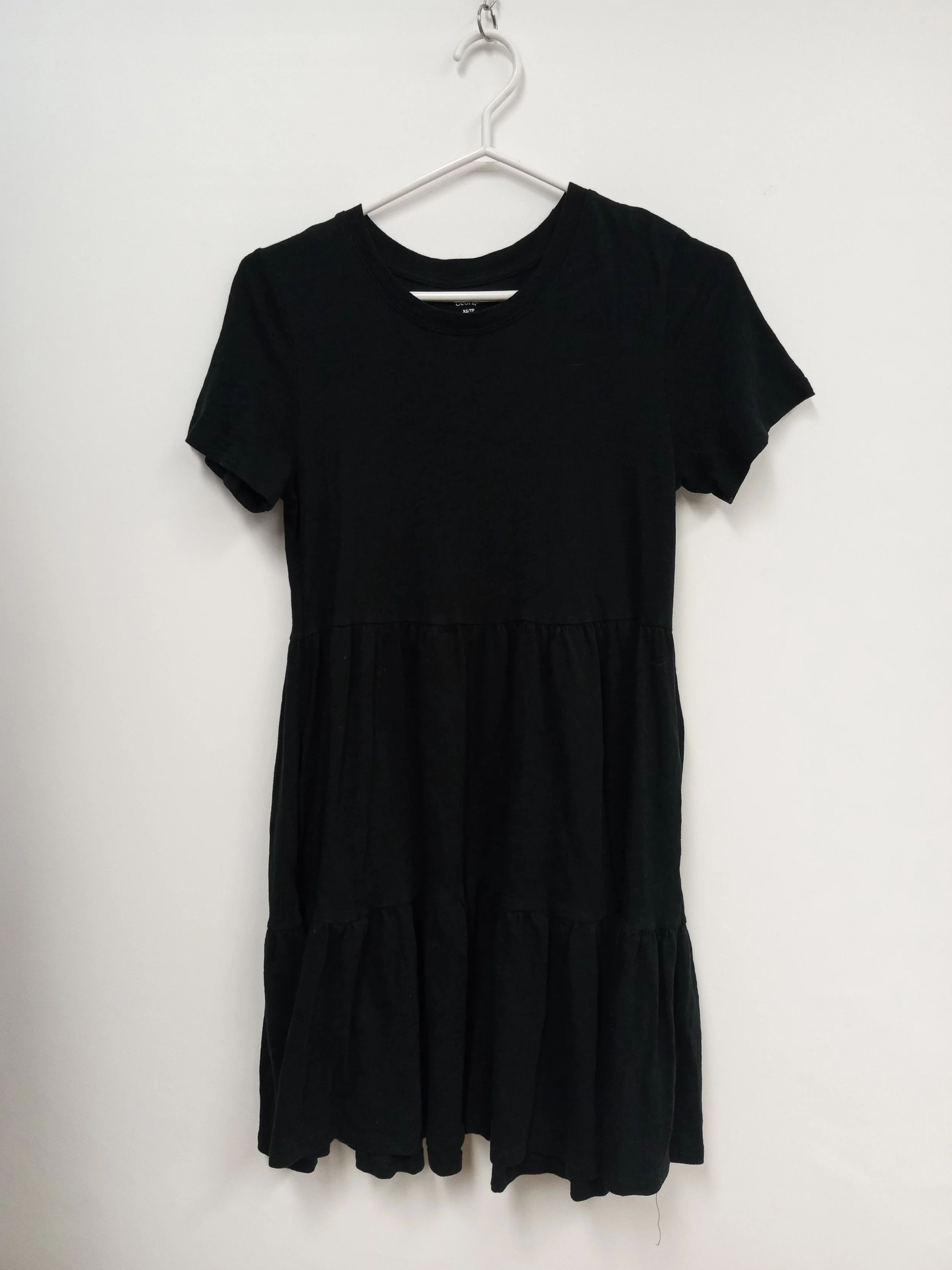 Robe manches courtes, noir, George, XS