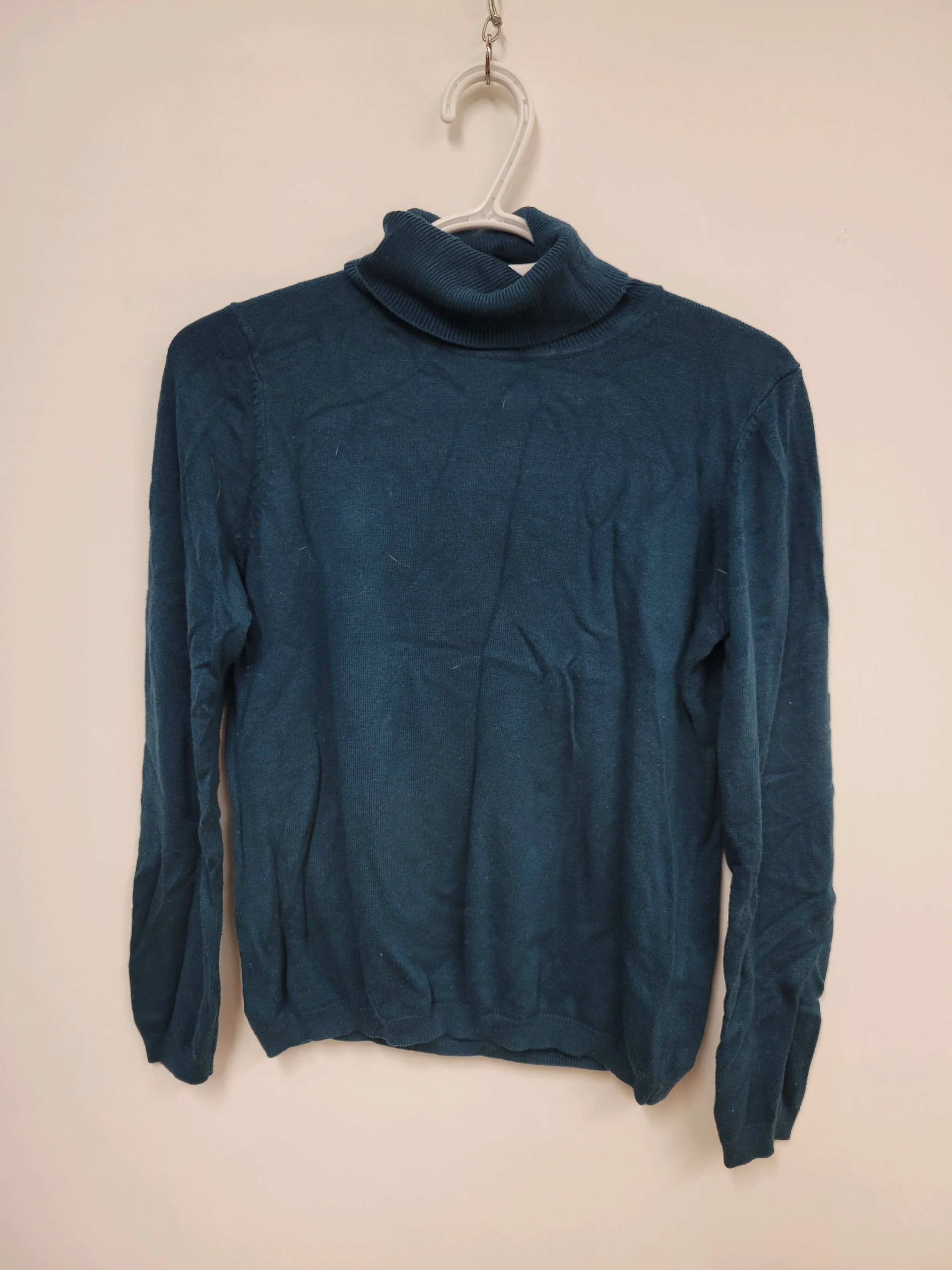 Col roulé turquoise, Contemporaine par Simons, Medium