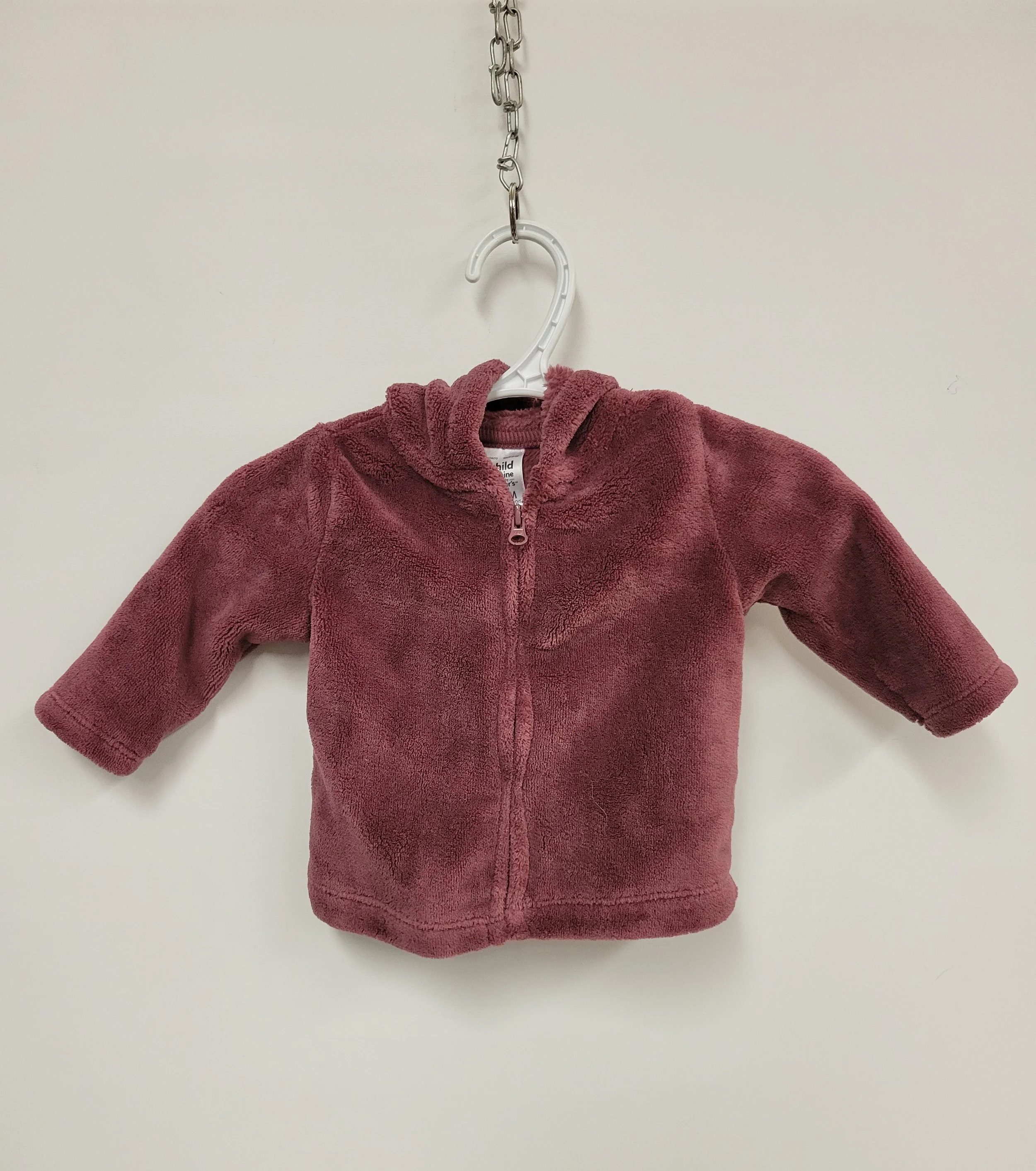 Chandail en polaire, rouge-mauve, Carter's, 0-3 mois