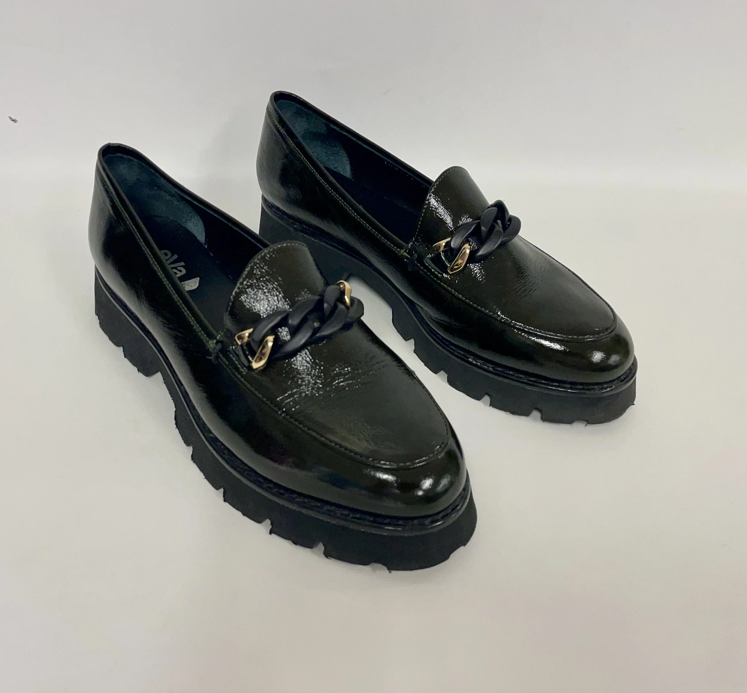 Loafers noirs, Collection EVA, pointure 39 (8,5).