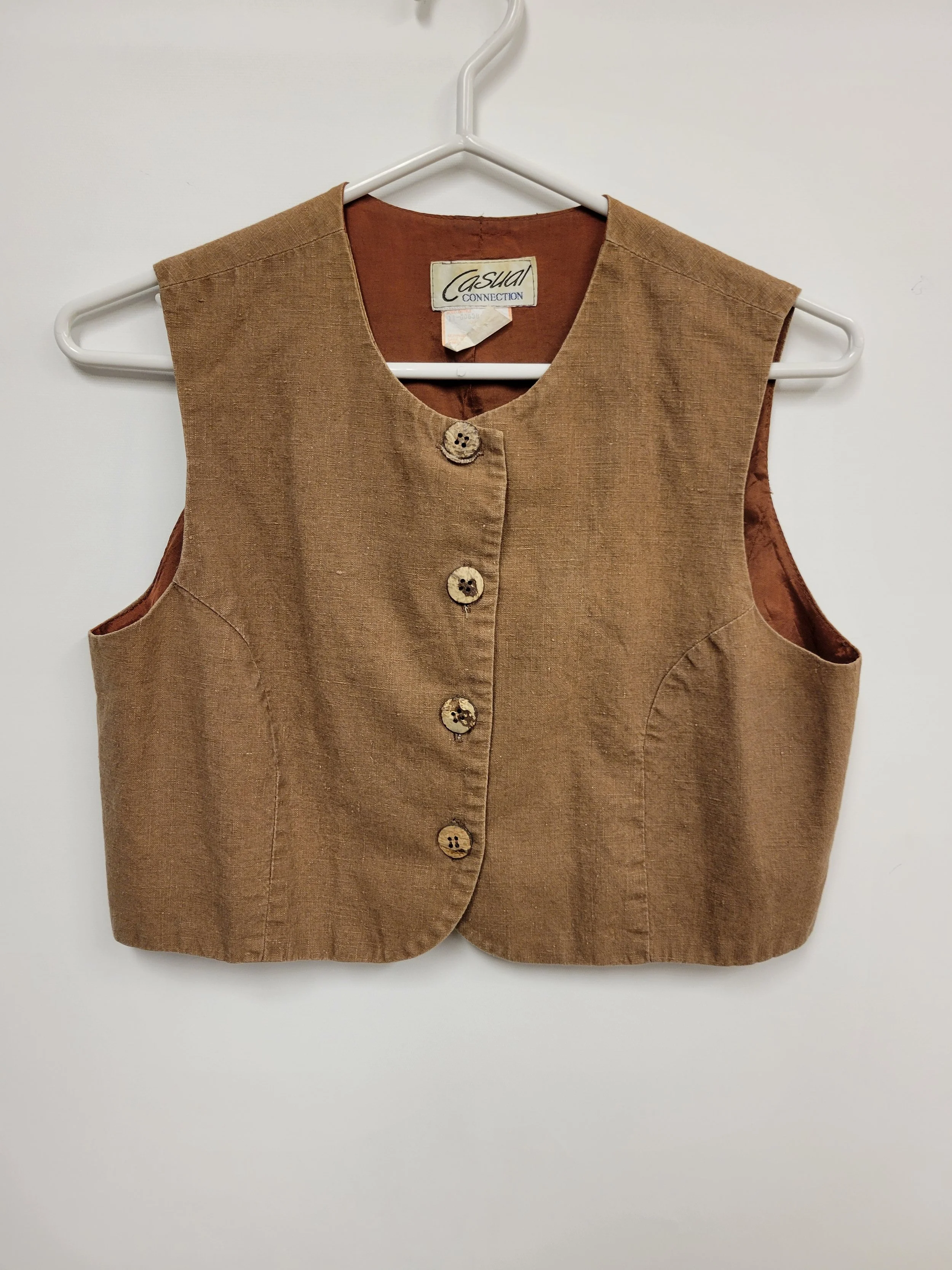 Veste en lin doublée, Casual Connection, M