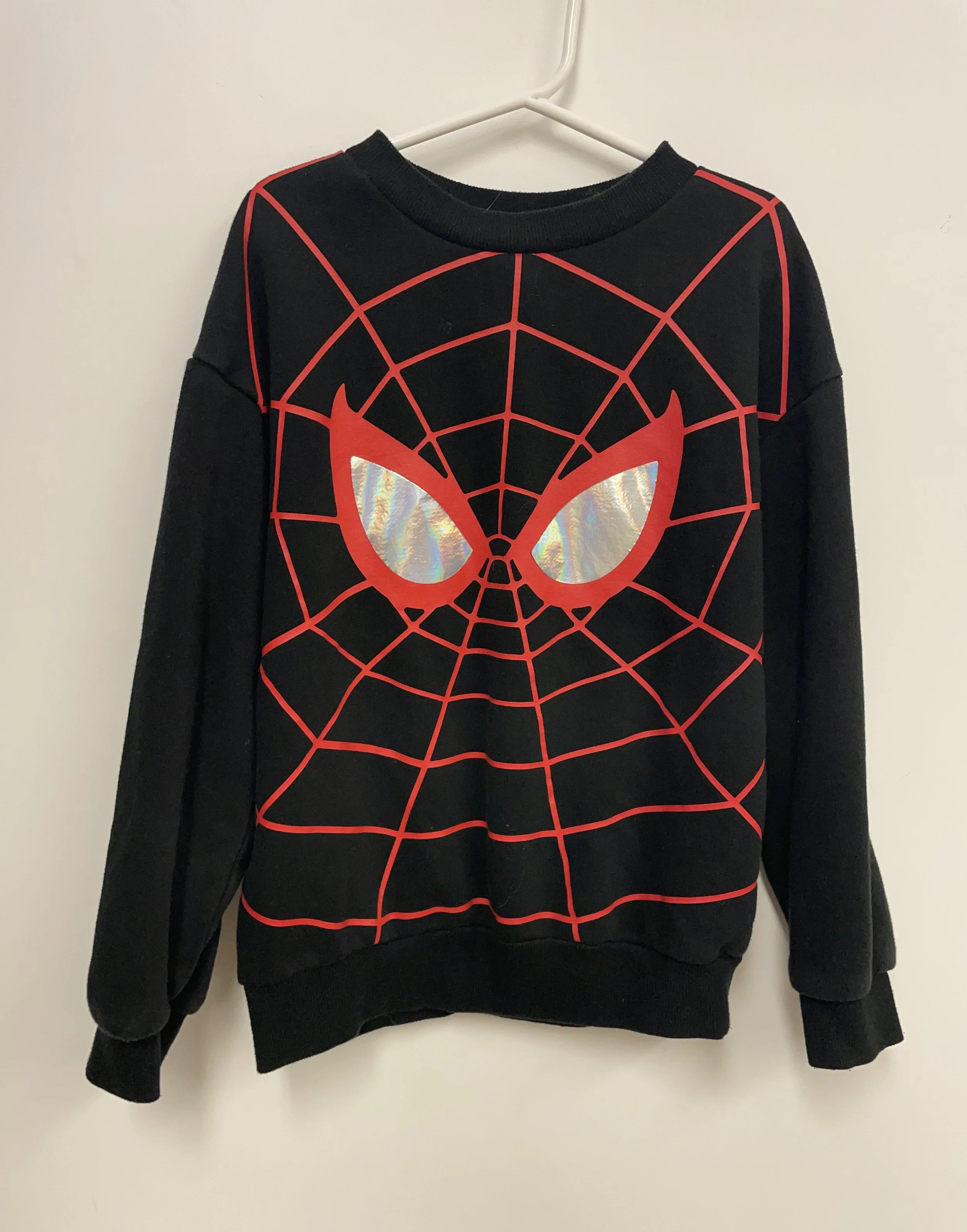Cotton ouaté noir et rouge, Spyder man, H&M, taille 6-8 ans.