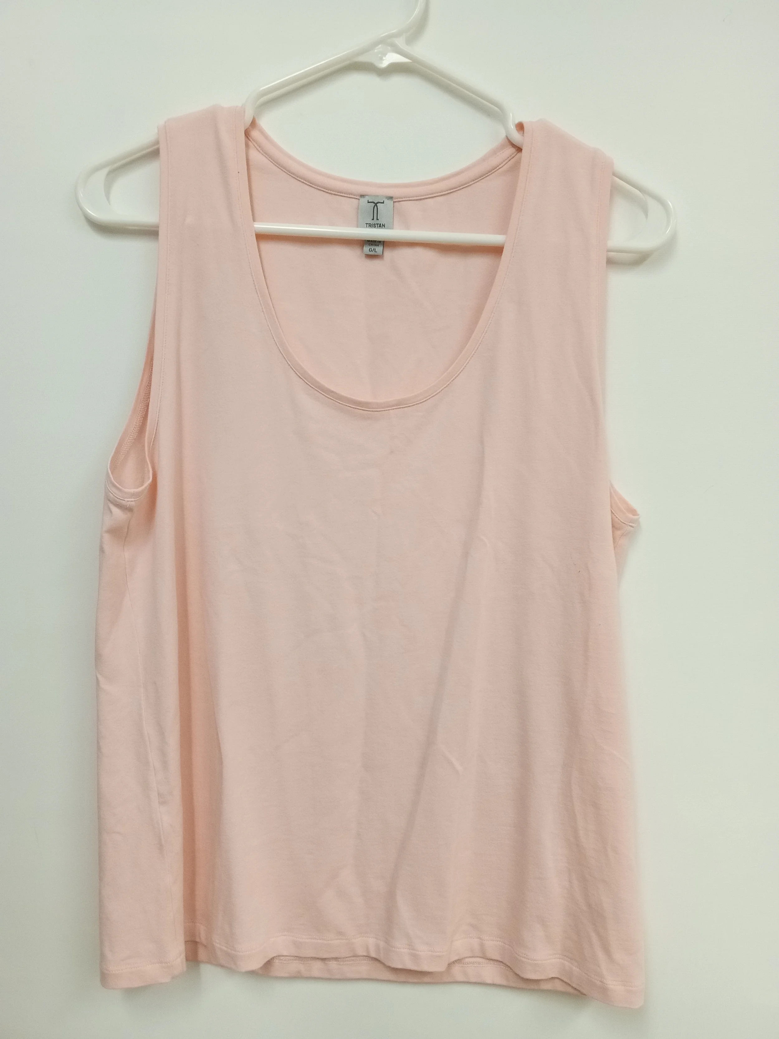 Débardeur rose en coton, Tristan, L