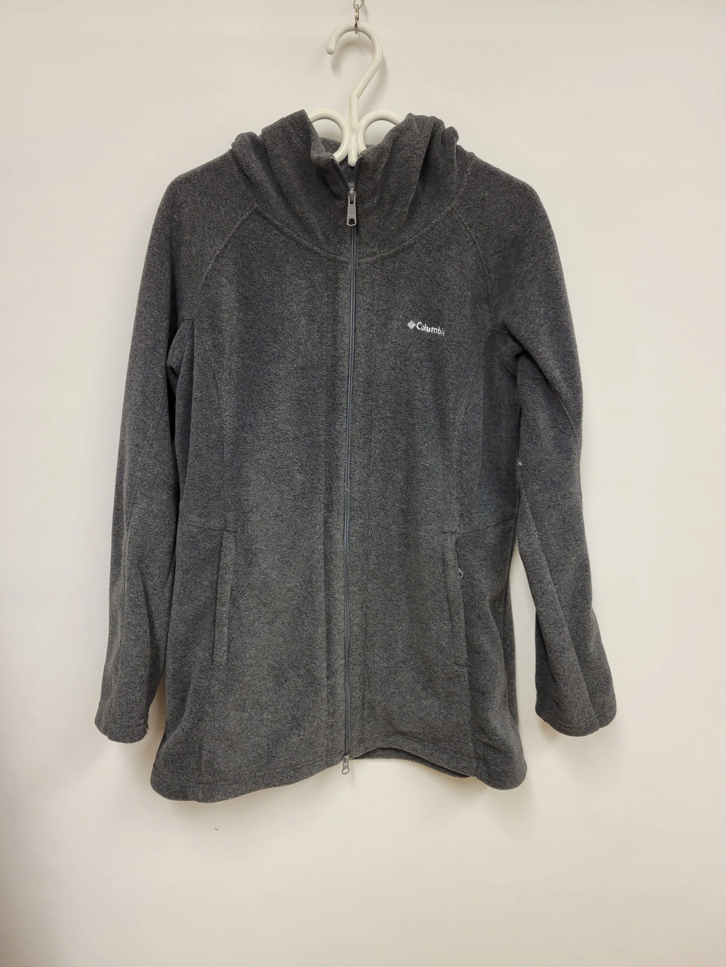Veste longue en polar gris, Columbia, L