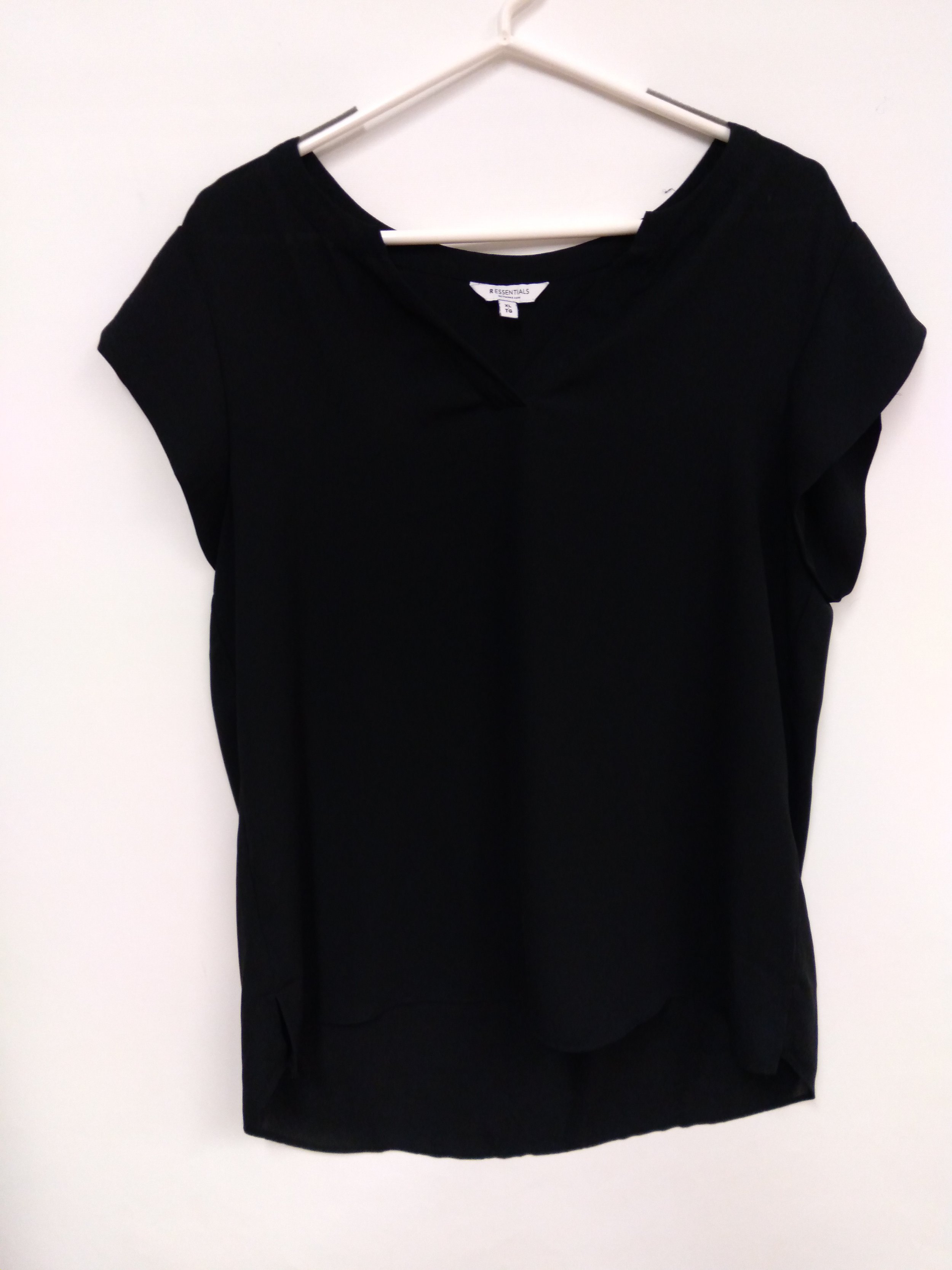 blouse marsseline noir, reitmans, taille XL