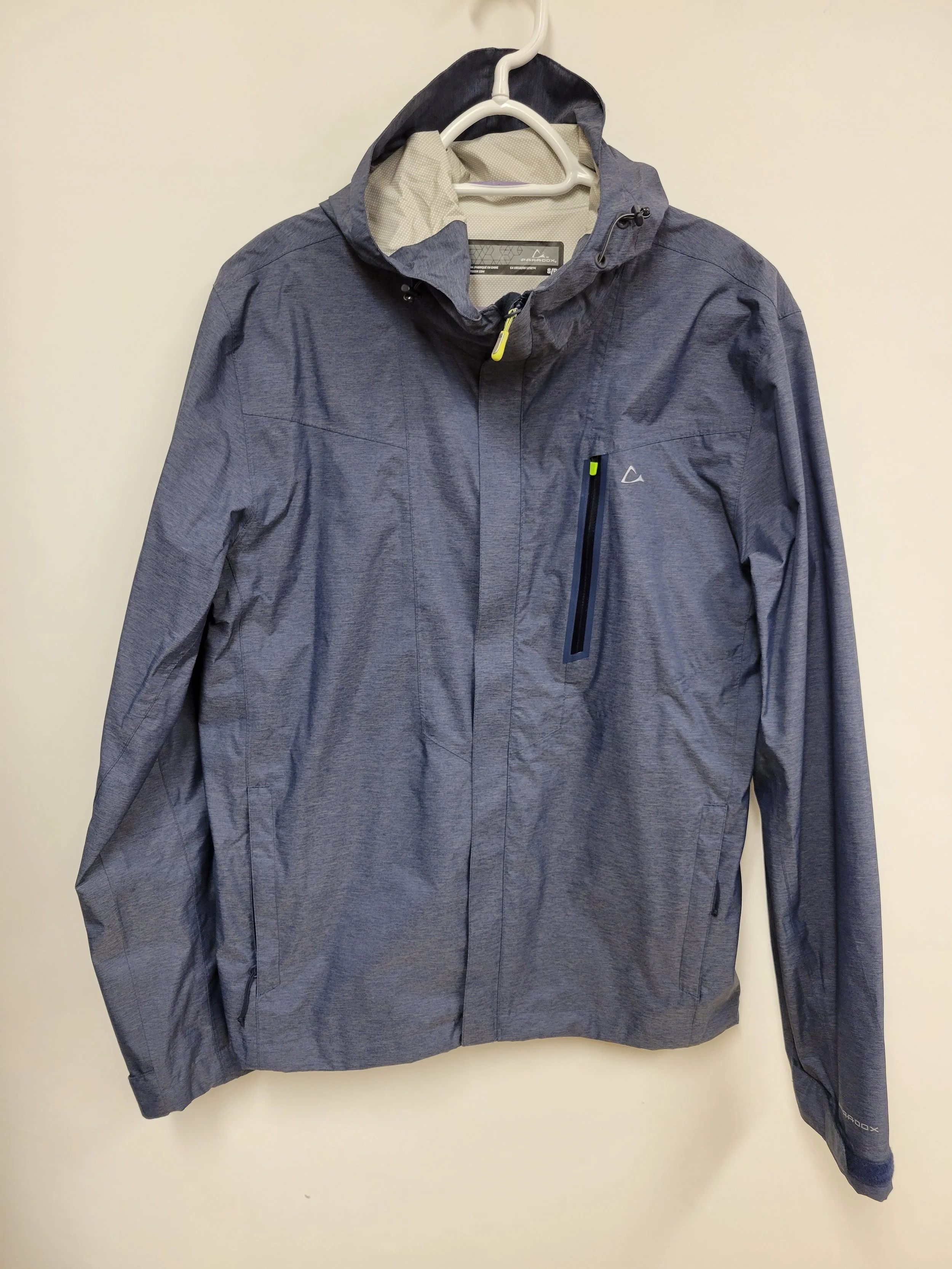 Manteau coupe-vent bleu, Paradox, S