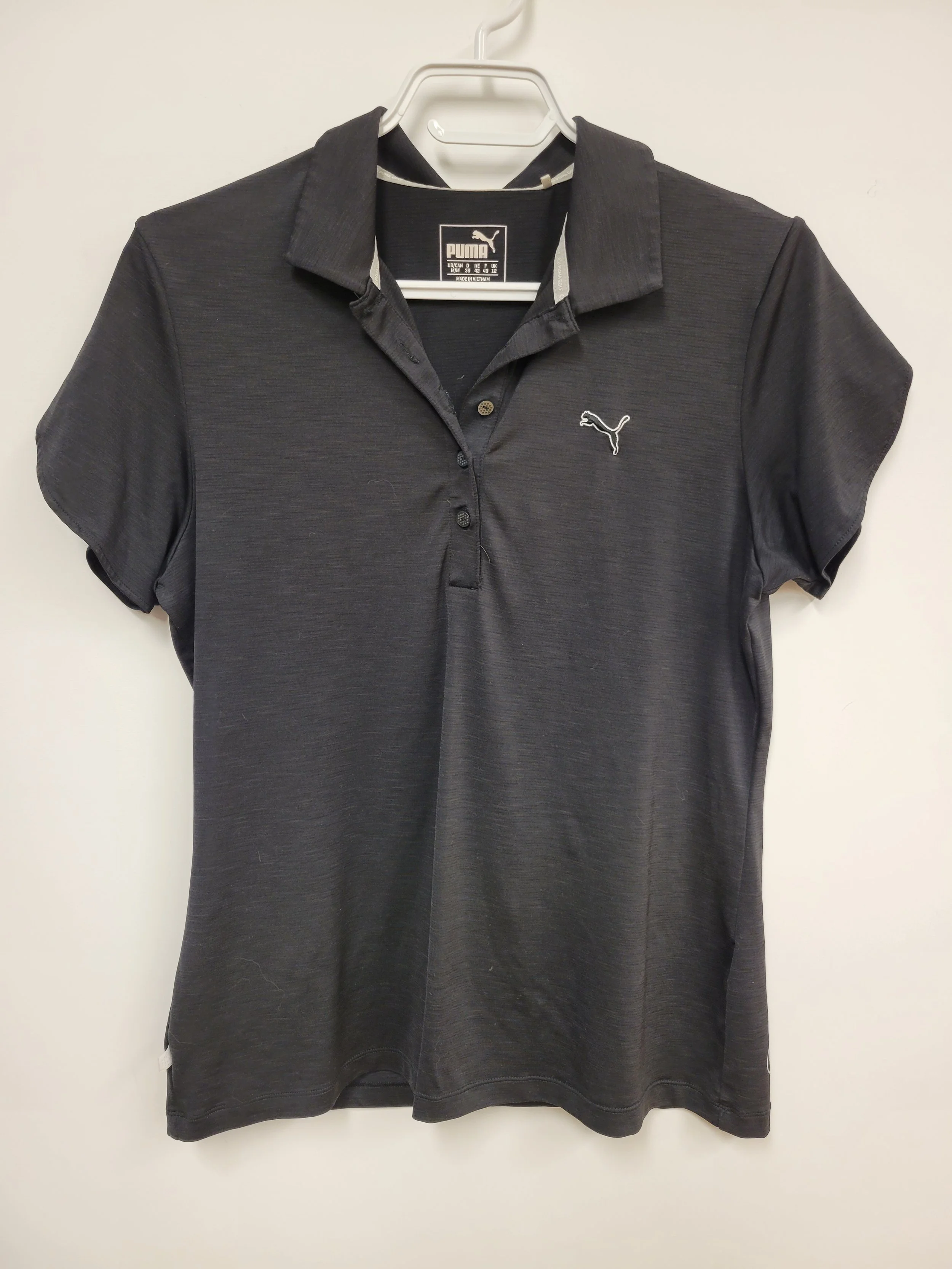 Polo noir, Puma, Taille M