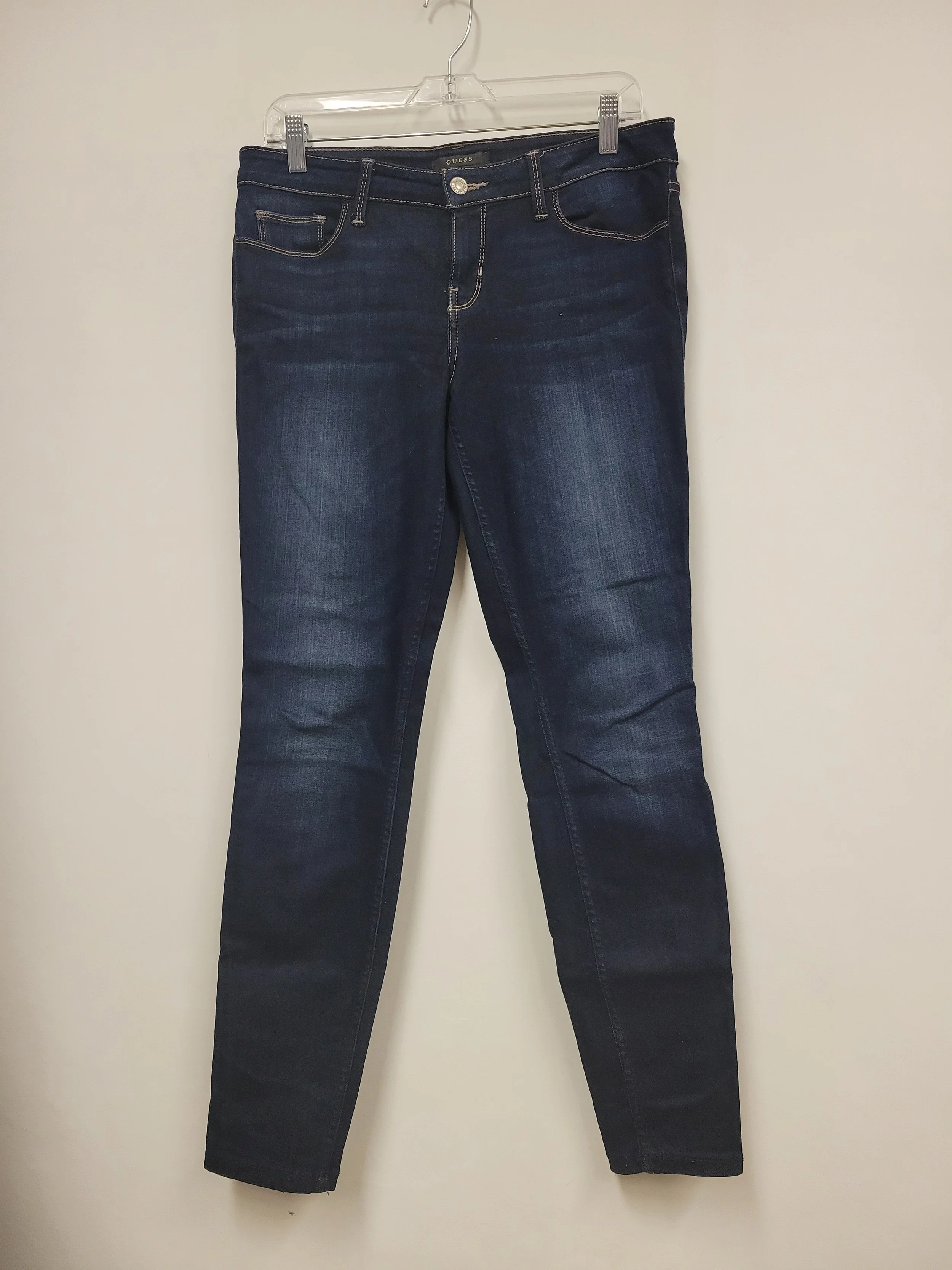 jeans foncé étroit, guess, taille 29
