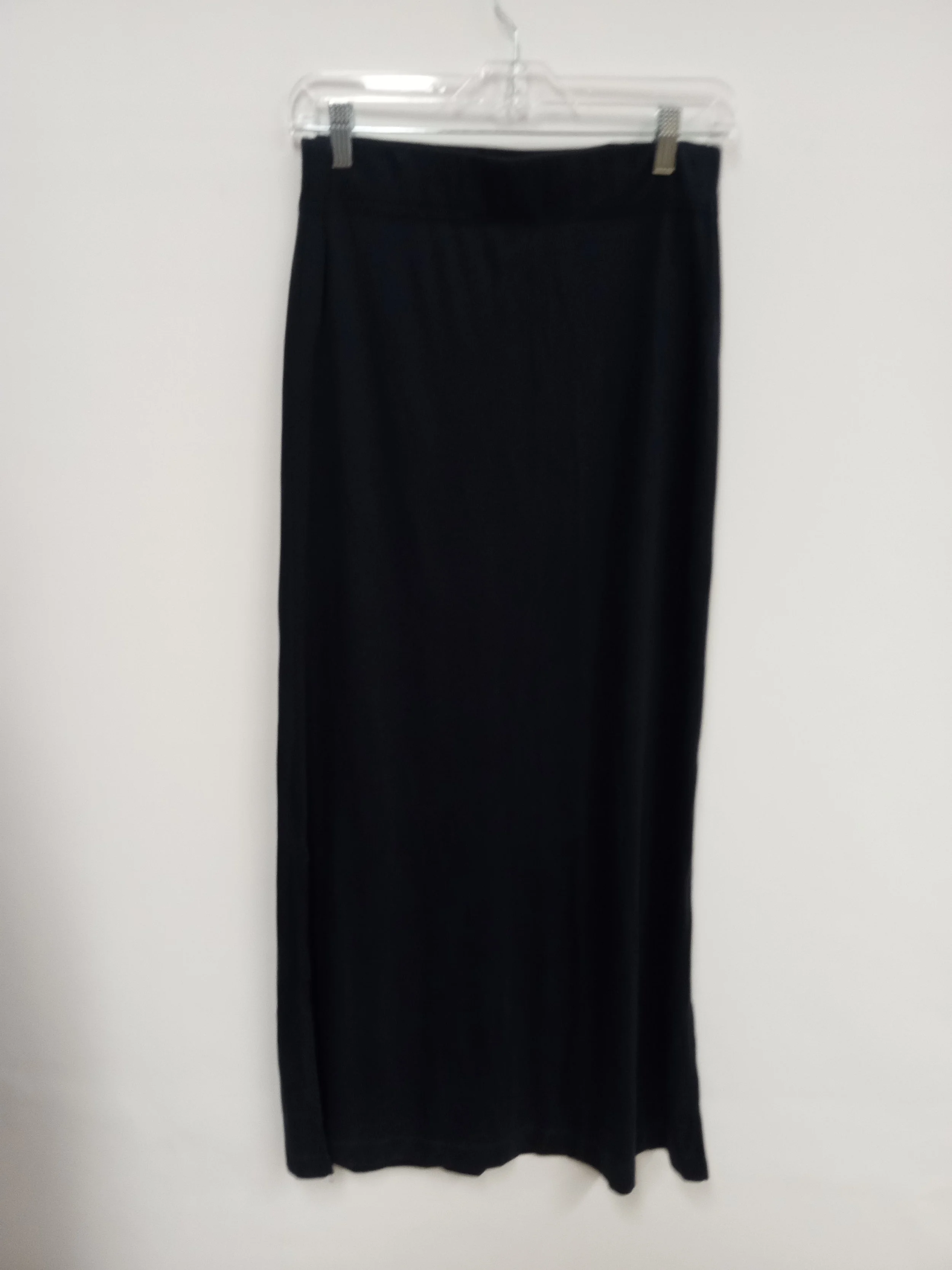 Jupe longue marine (+ bleu que la photo) en jersey fin, Contemporaine, S