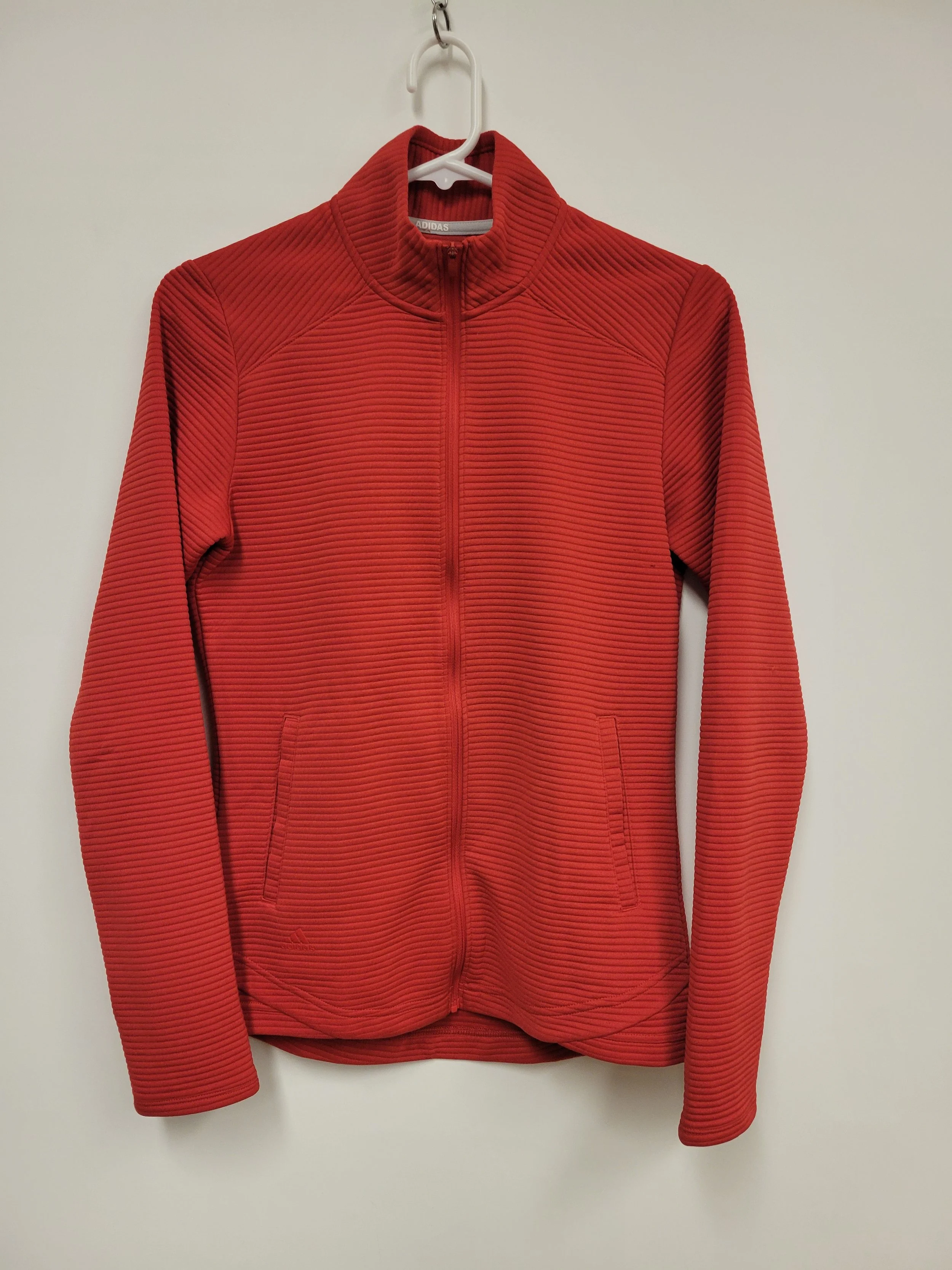 veste sport rouge, adidas, XS