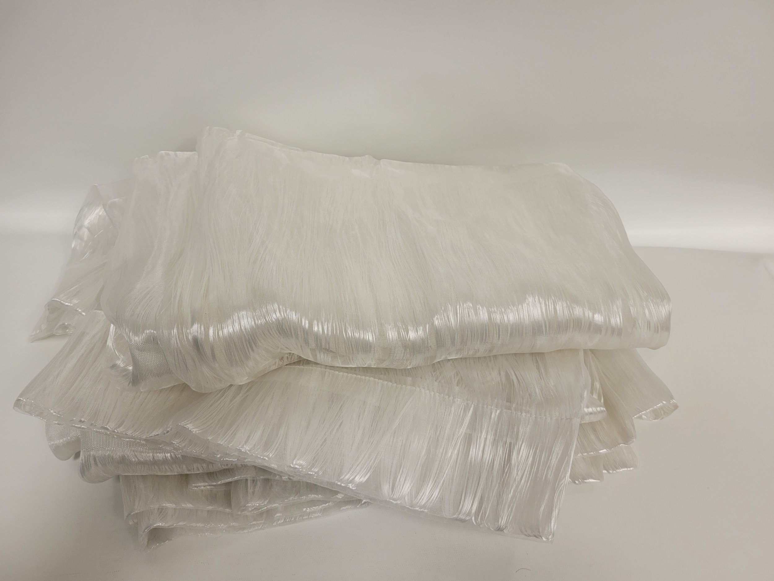 2 rideaux transparents