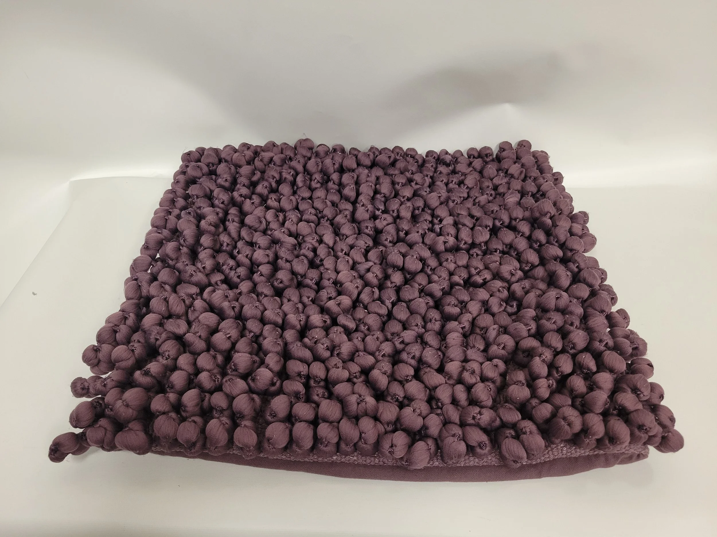 Housse de coussin pourpre, 16 po X 18 po