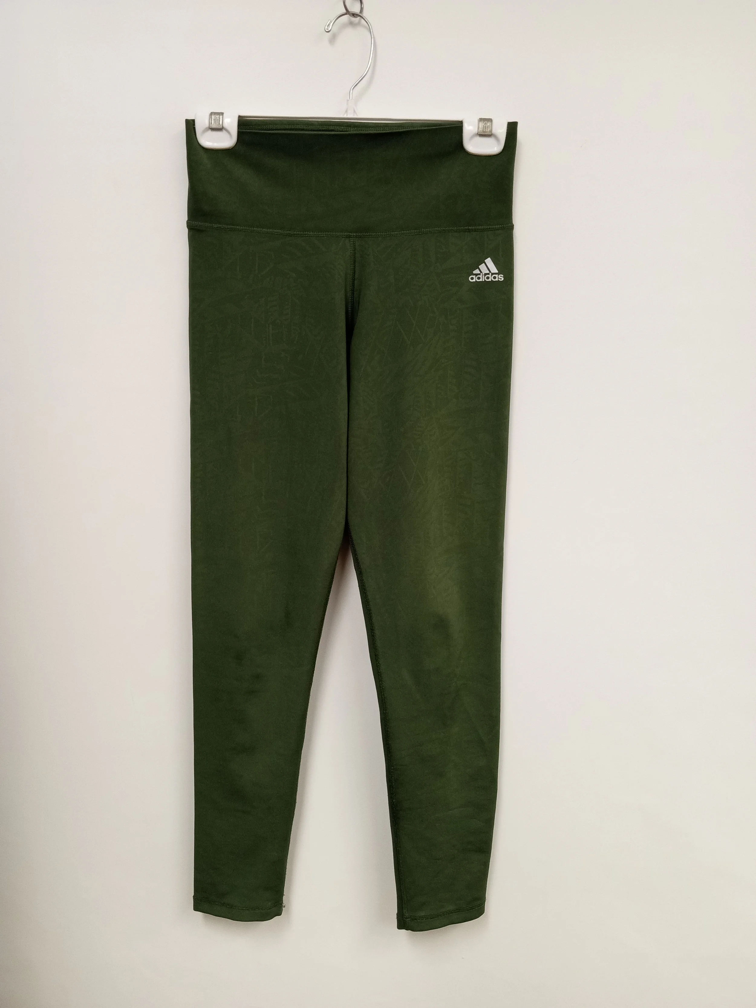 Legging de sport, vert, Adidas, S